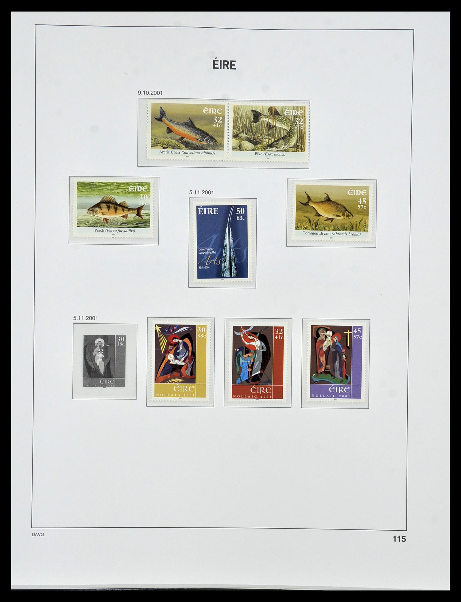34536 144 - Postzegelverzameling 34536 Ierland 1922-2001.