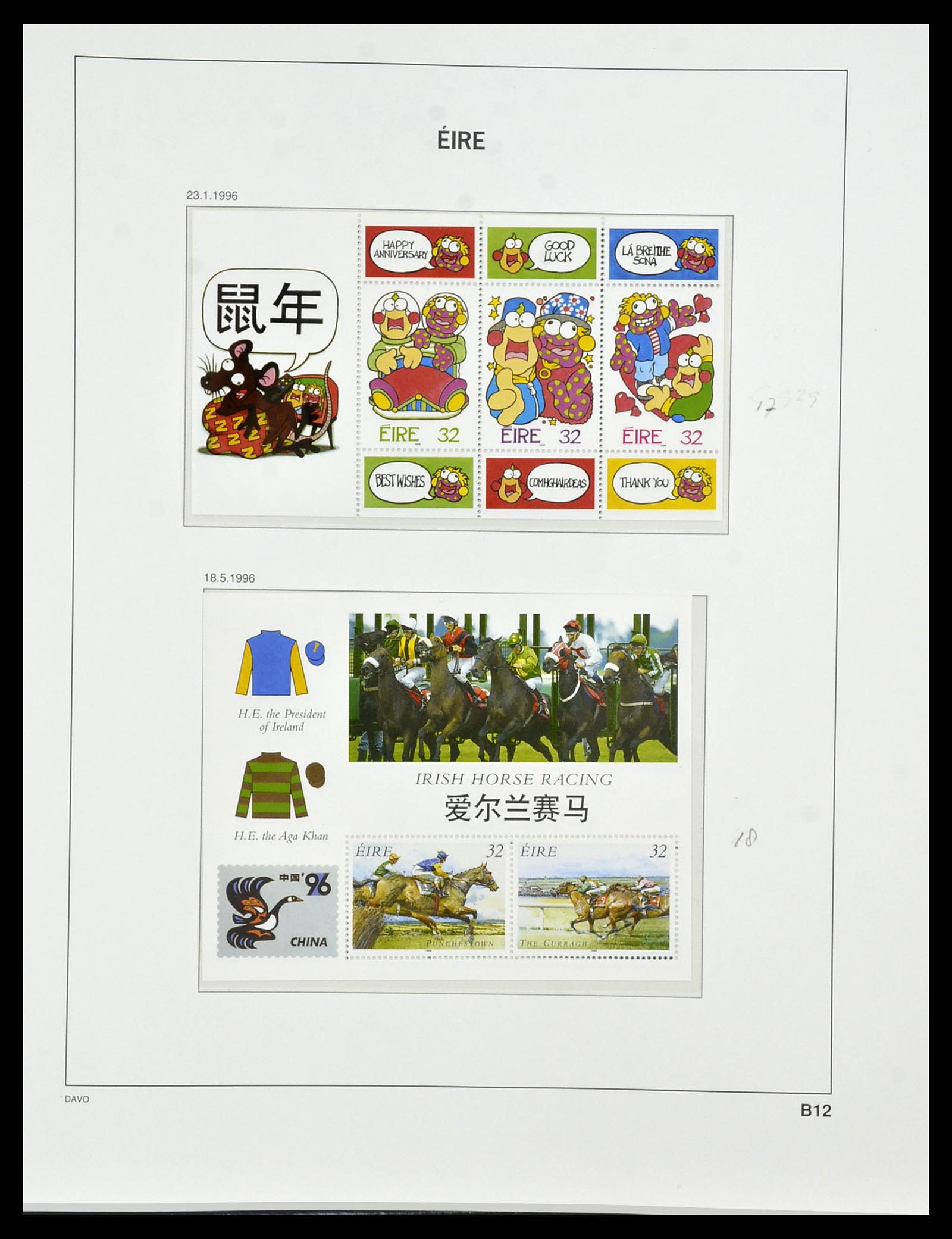 34536 150 - Postzegelverzameling 34536 Ierland 1922-2001.