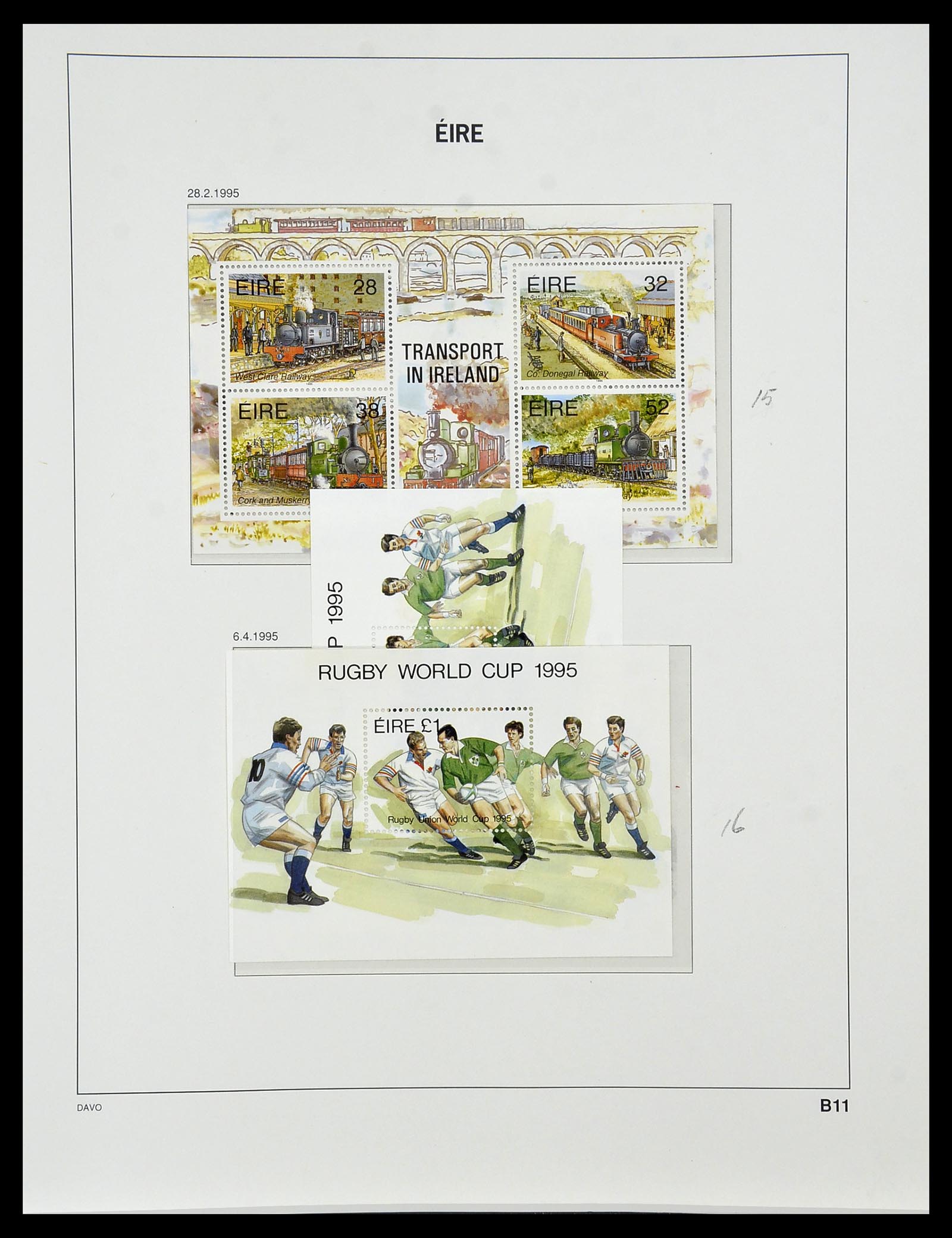 34536 151 - Postzegelverzameling 34536 Ierland 1922-2001.
