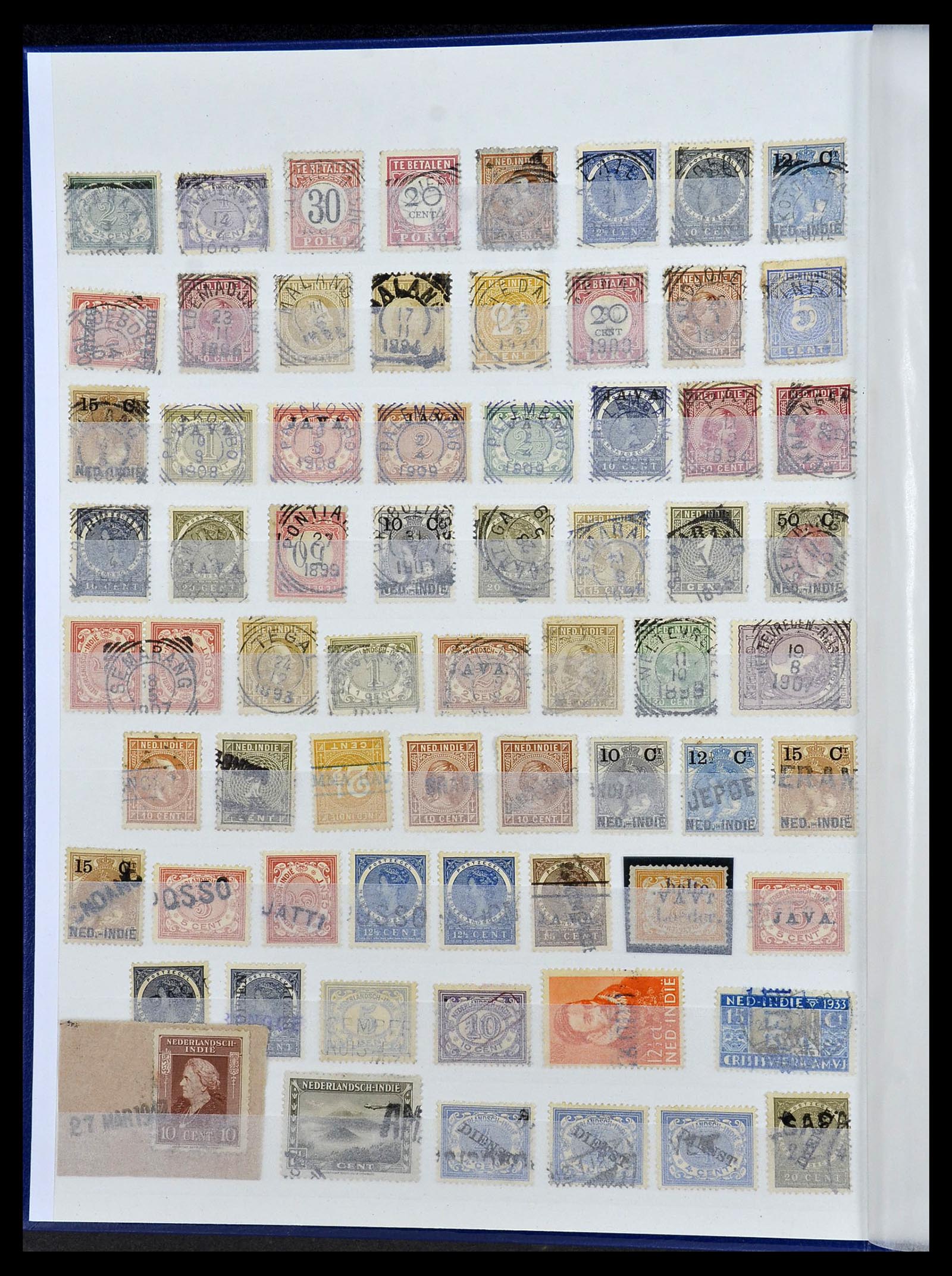34537 002 - Postzegelverzameling 34537 Nederlands Indië 1864-1982.