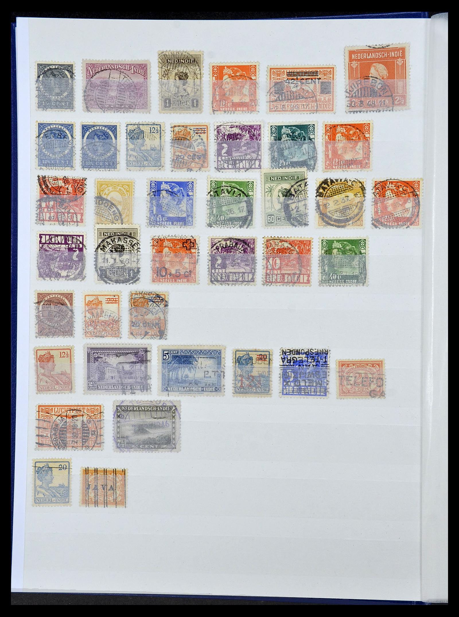 34537 004 - Postzegelverzameling 34537 Nederlands Indië 1864-1982.