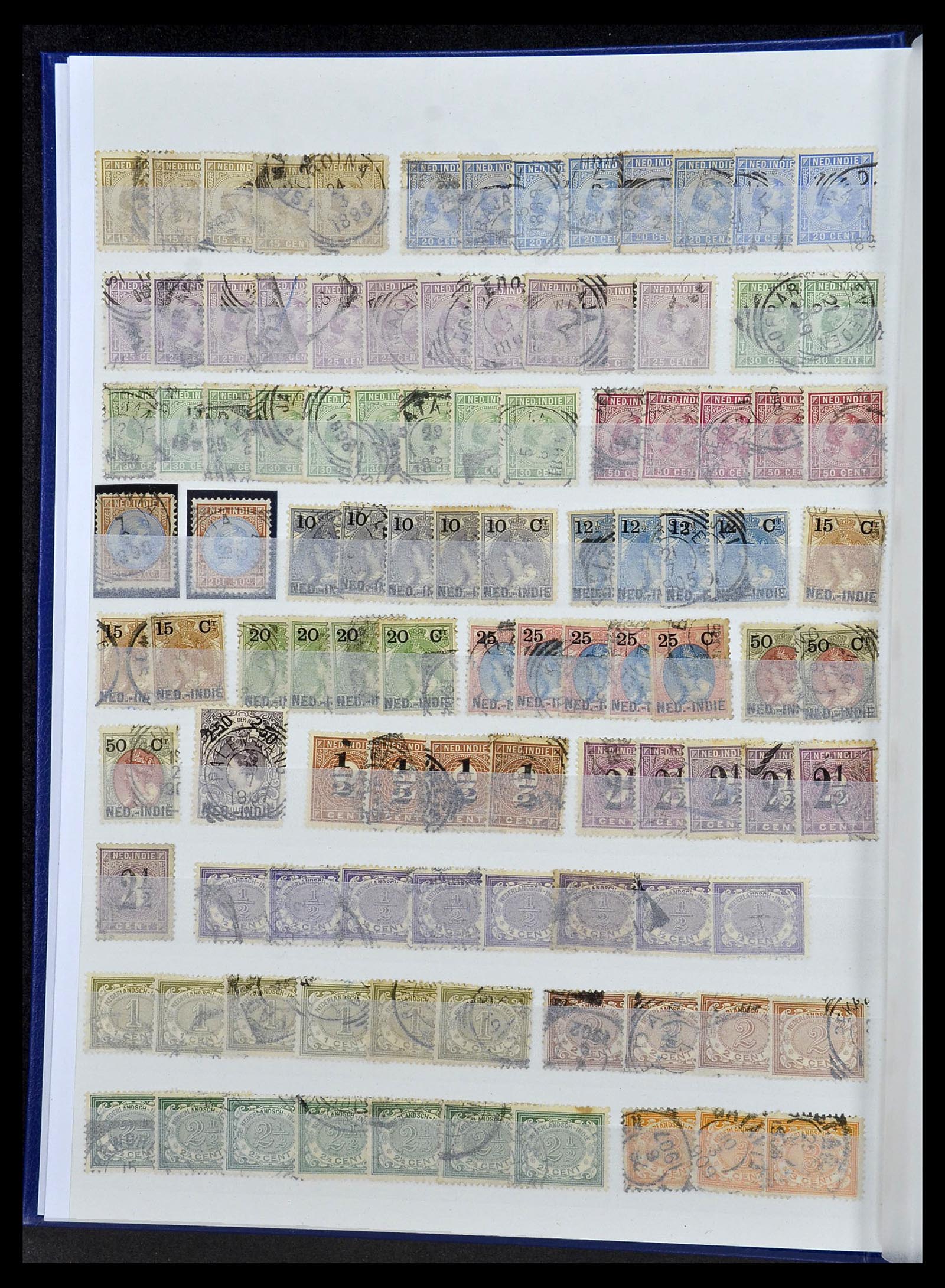 34537 006 - Postzegelverzameling 34537 Nederlands Indië 1864-1982.