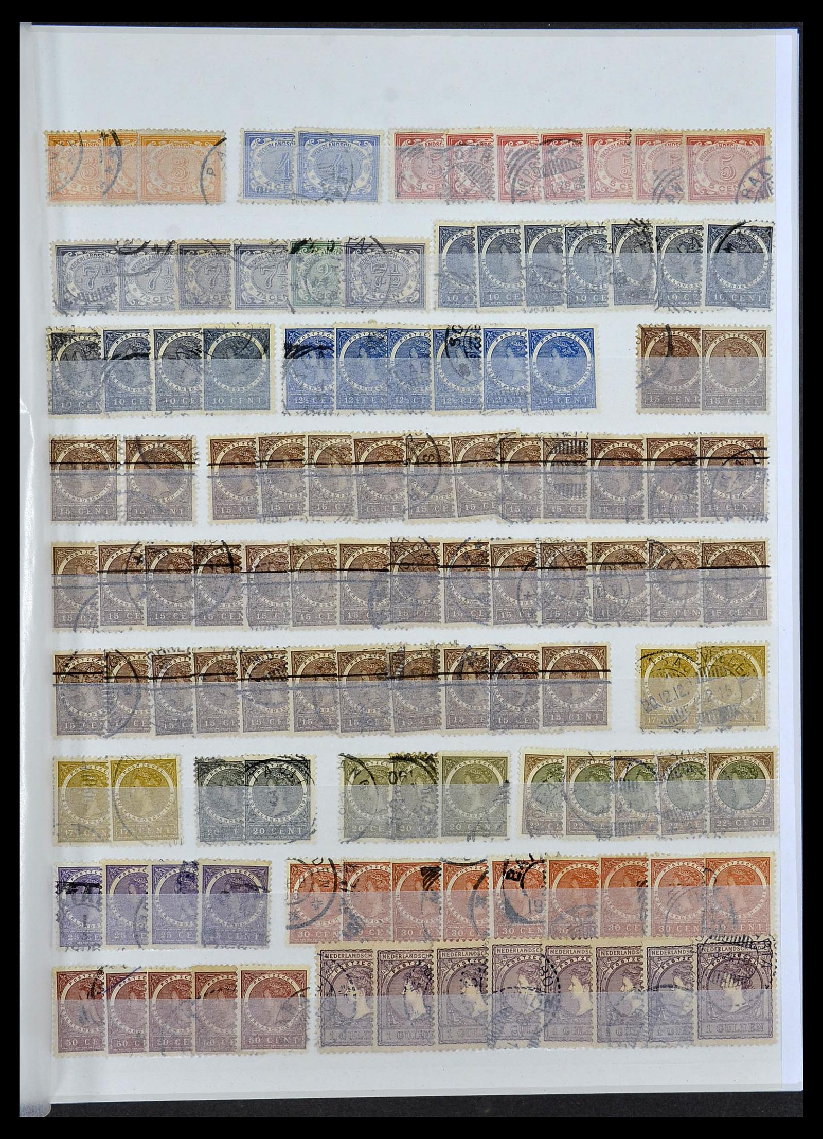 34537 007 - Postzegelverzameling 34537 Nederlands Indië 1864-1982.