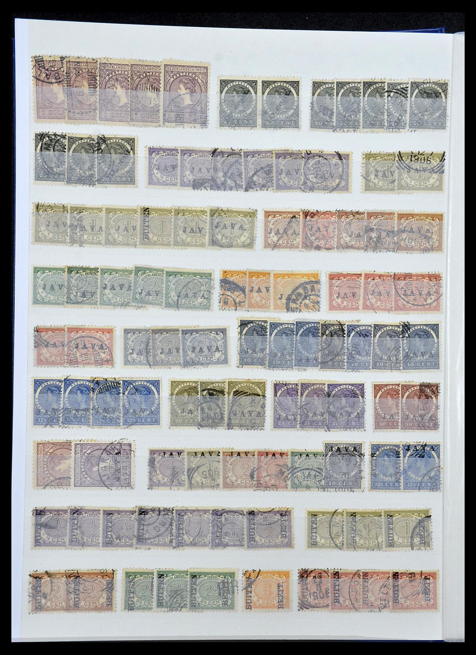 34537 008 - Postzegelverzameling 34537 Nederlands Indië 1864-1982.
