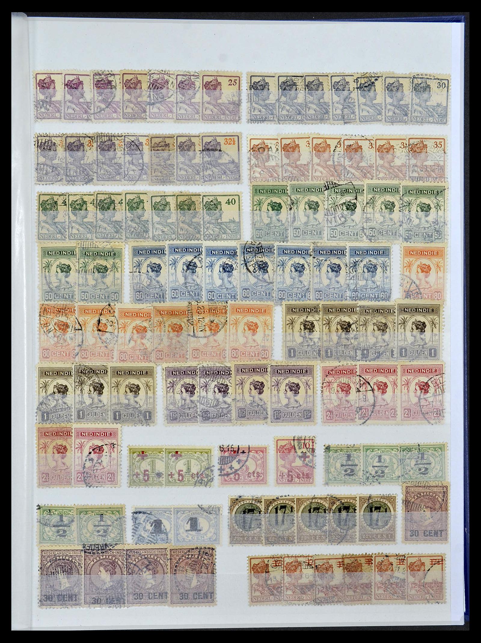 34537 011 - Postzegelverzameling 34537 Nederlands Indië 1864-1982.