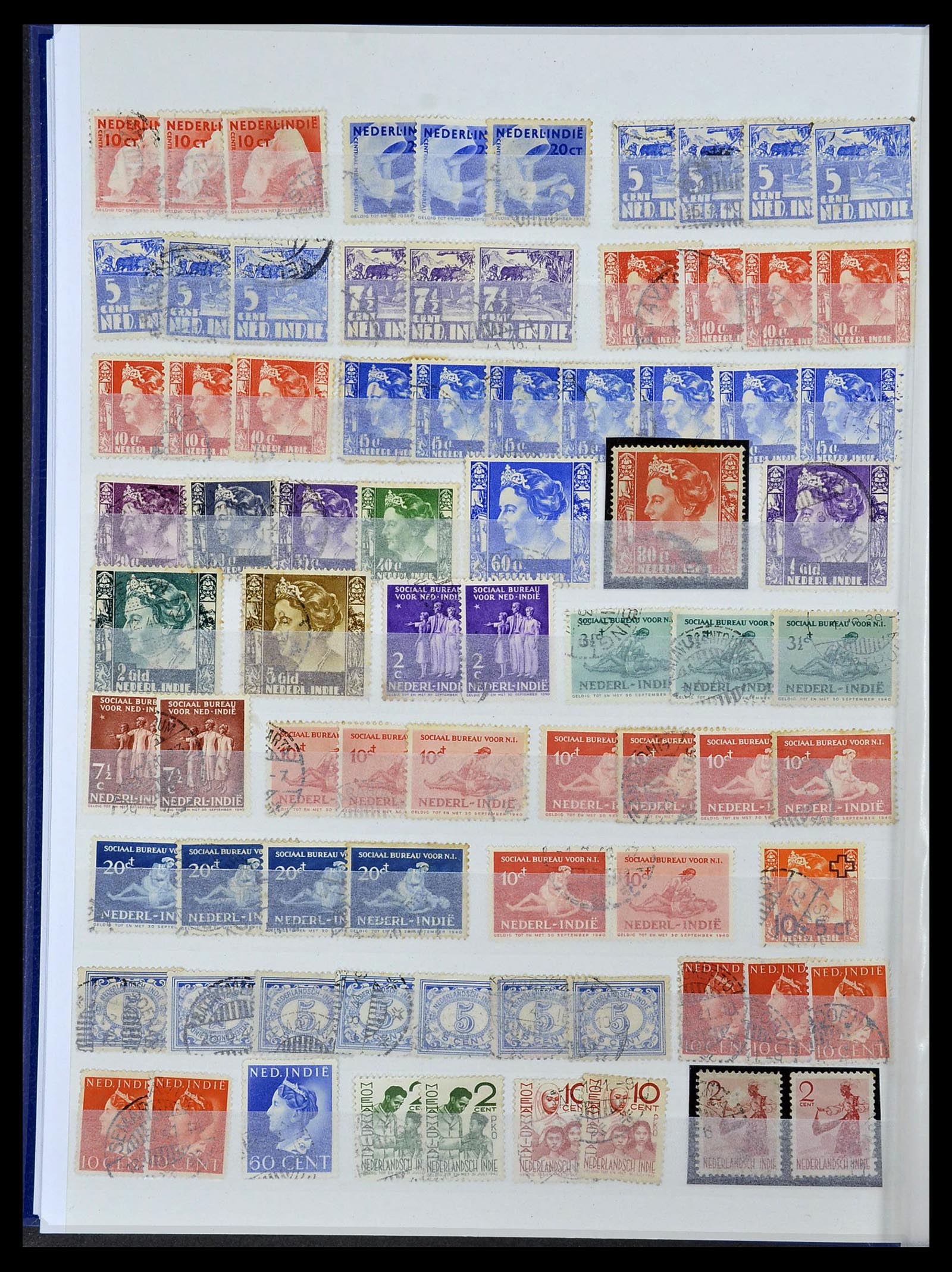 34537 016 - Postzegelverzameling 34537 Nederlands Indië 1864-1982.