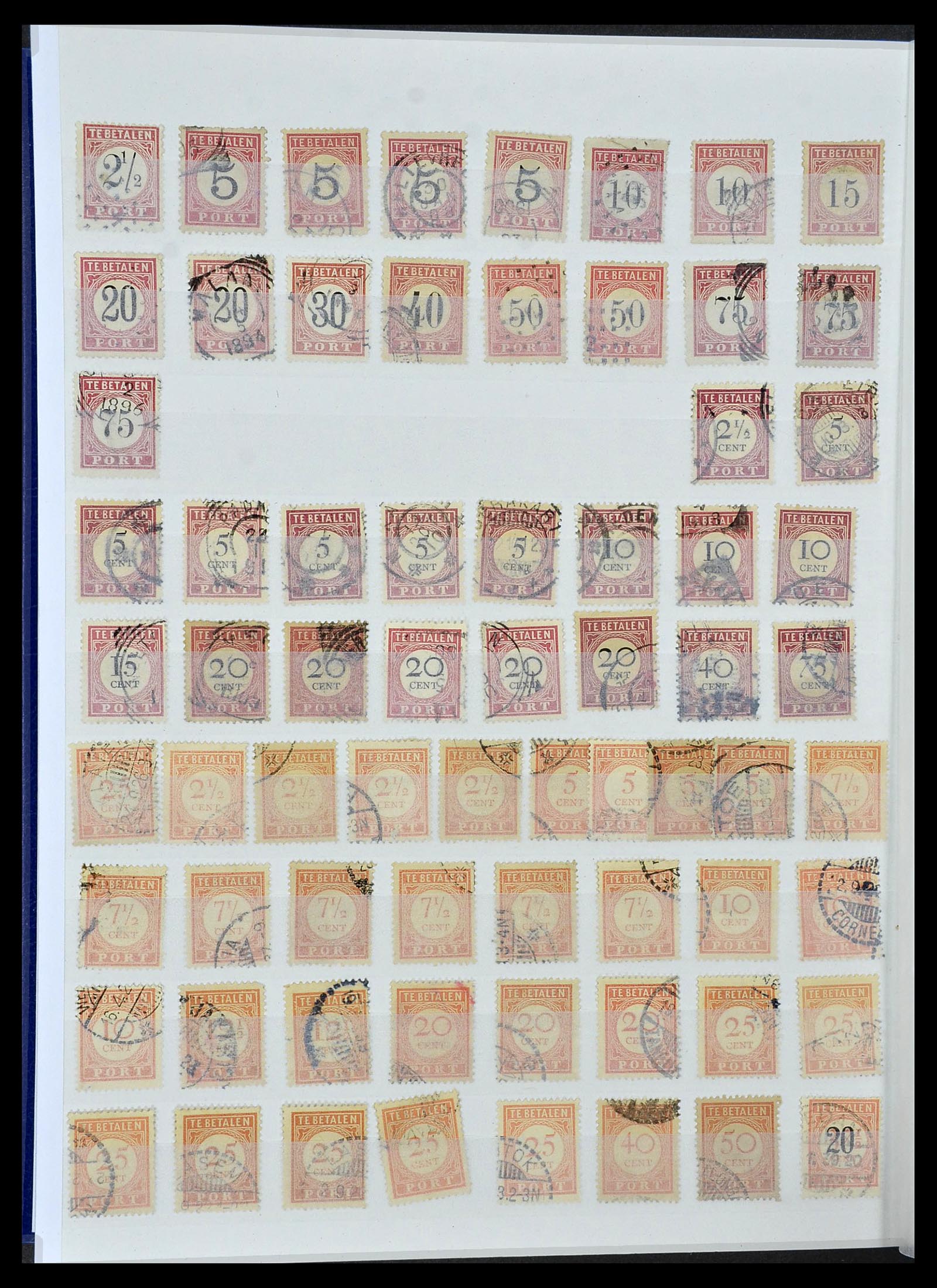 34537 020 - Postzegelverzameling 34537 Nederlands Indië 1864-1982.