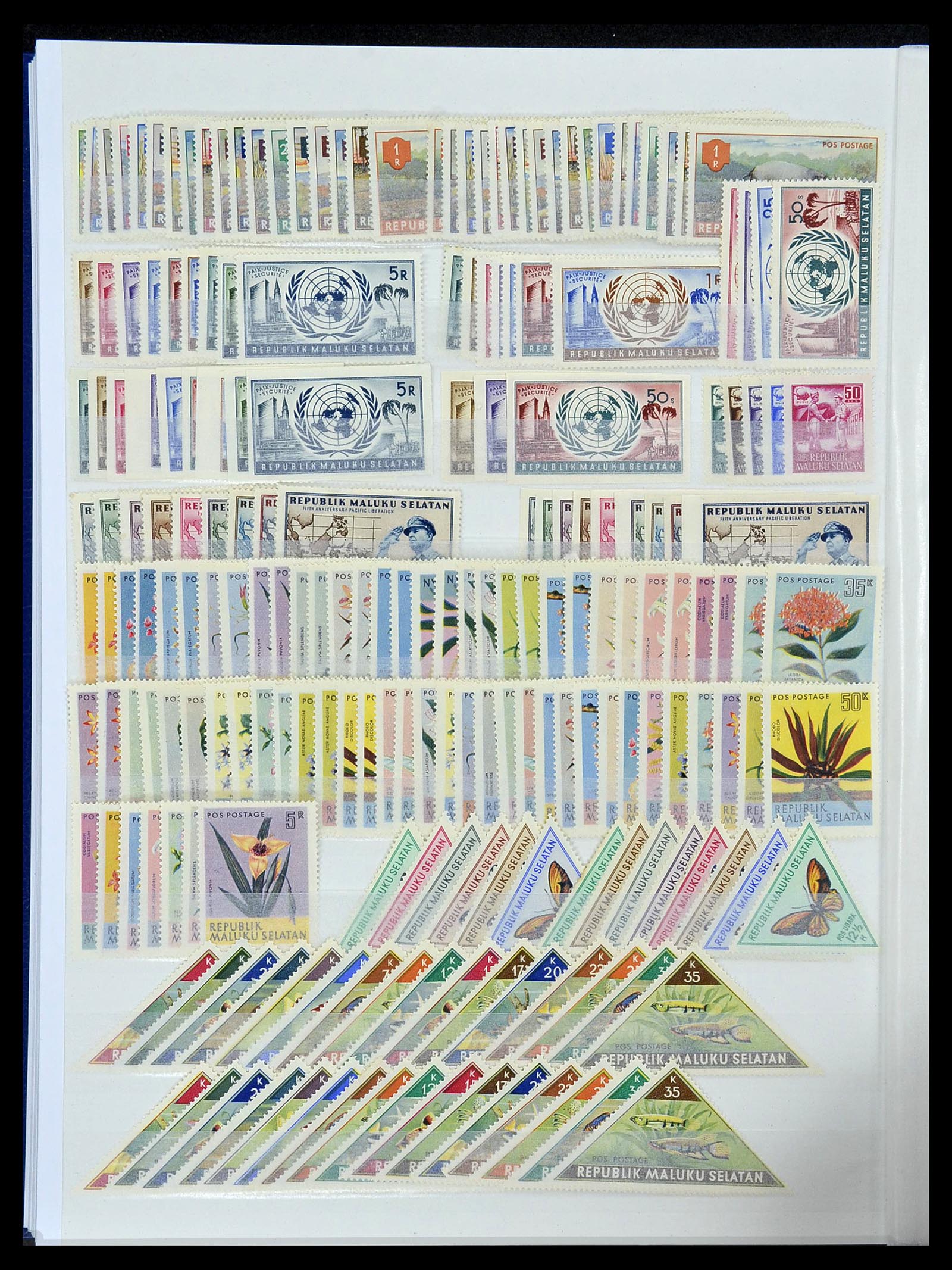 34537 026 - Postzegelverzameling 34537 Nederlands Indië 1864-1982.