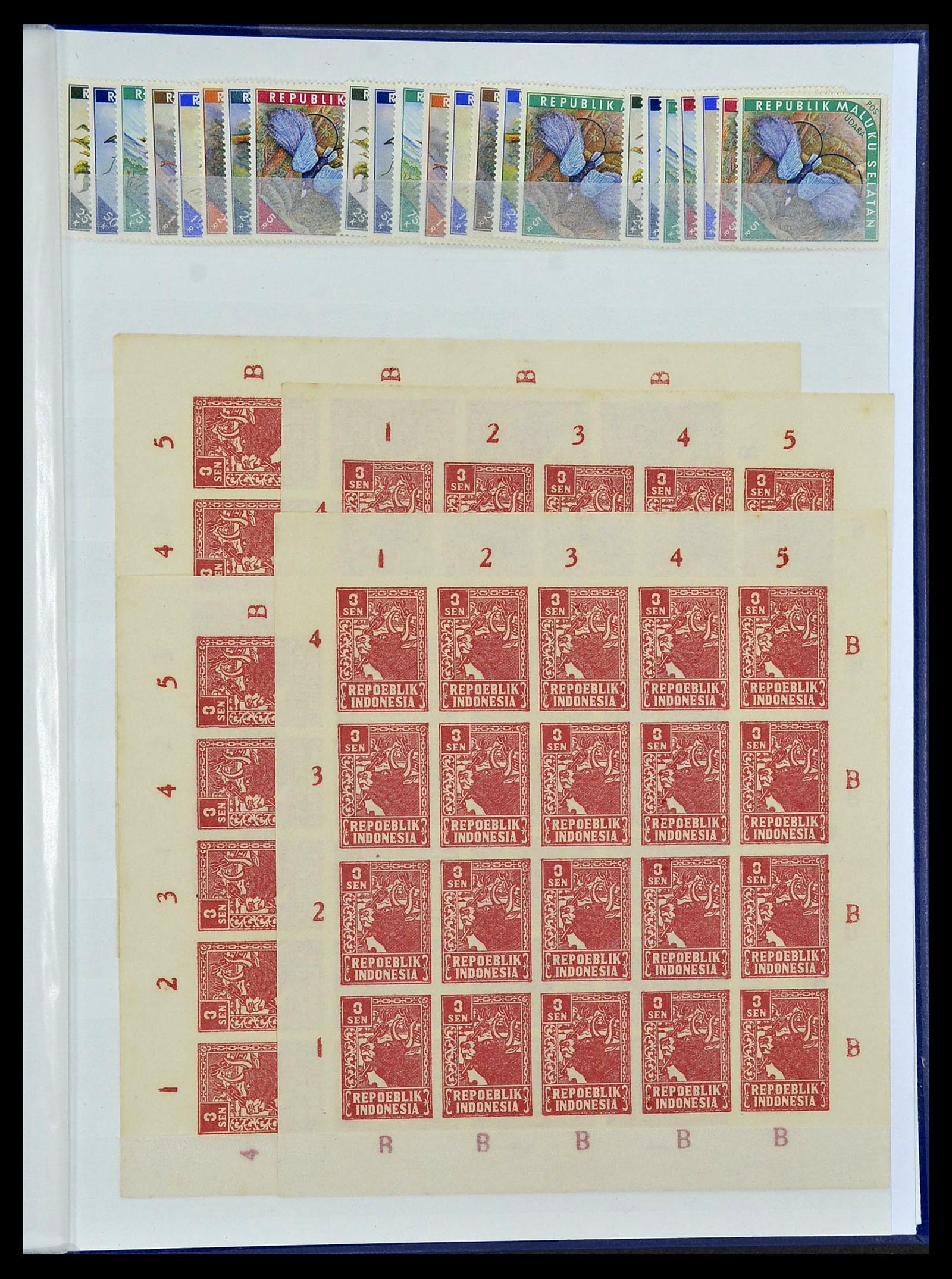34537 027 - Postzegelverzameling 34537 Nederlands Indië 1864-1982.