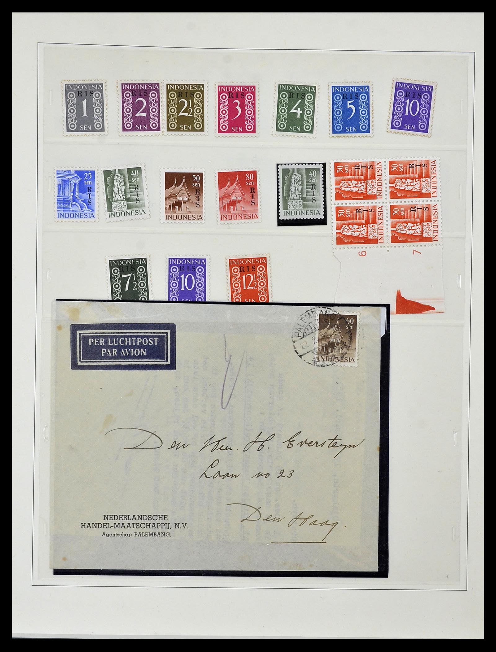 34538 006 - Postzegelverzameling 34538 Indonesië 1951-2005.