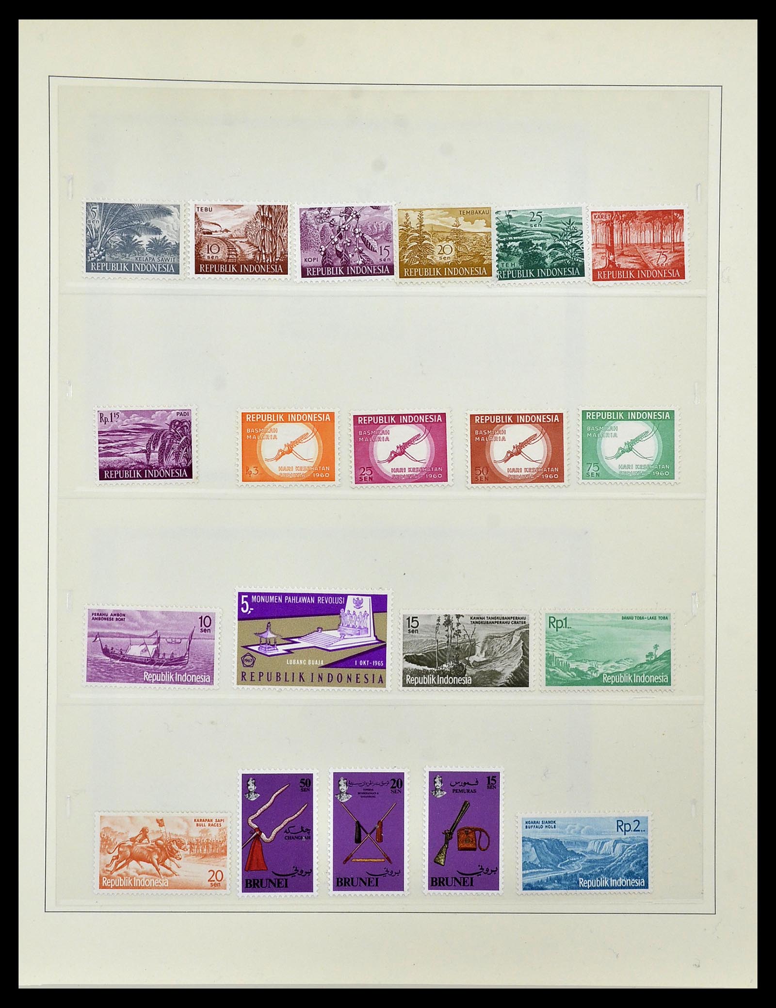 34538 017 - Postzegelverzameling 34538 Indonesië 1951-2005.