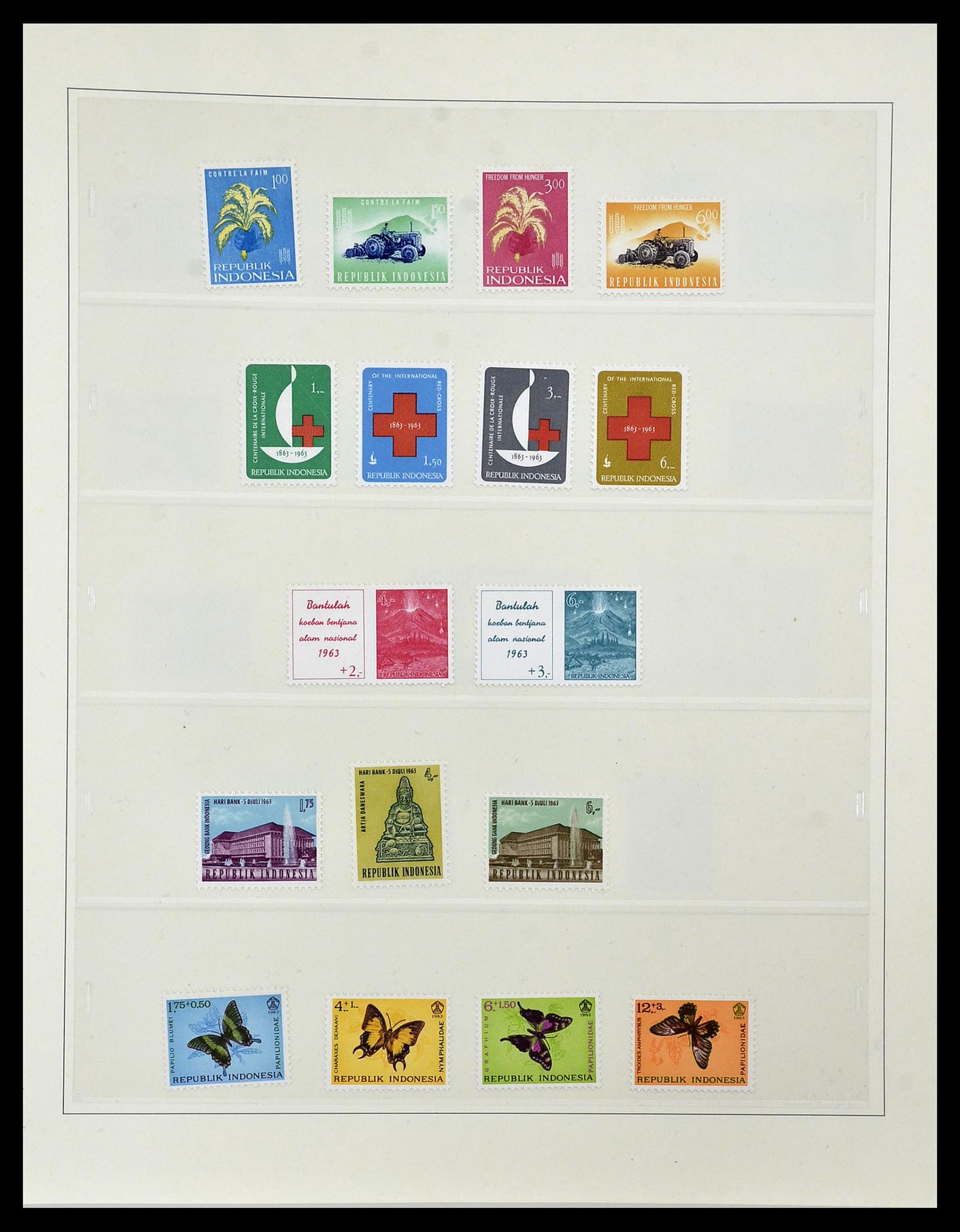 34538 024 - Postzegelverzameling 34538 Indonesië 1951-2005.
