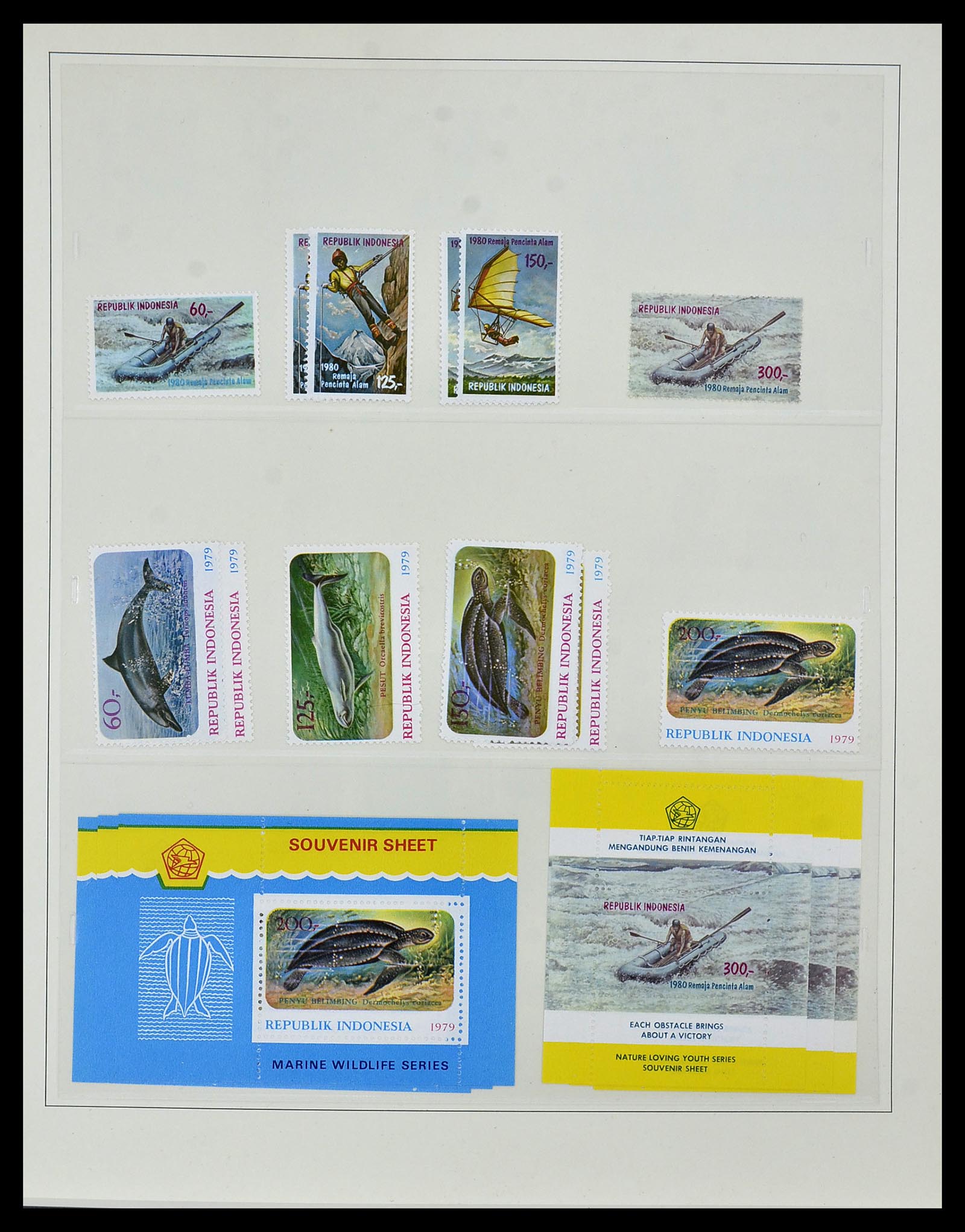 34538 062 - Postzegelverzameling 34538 Indonesië 1951-2005.