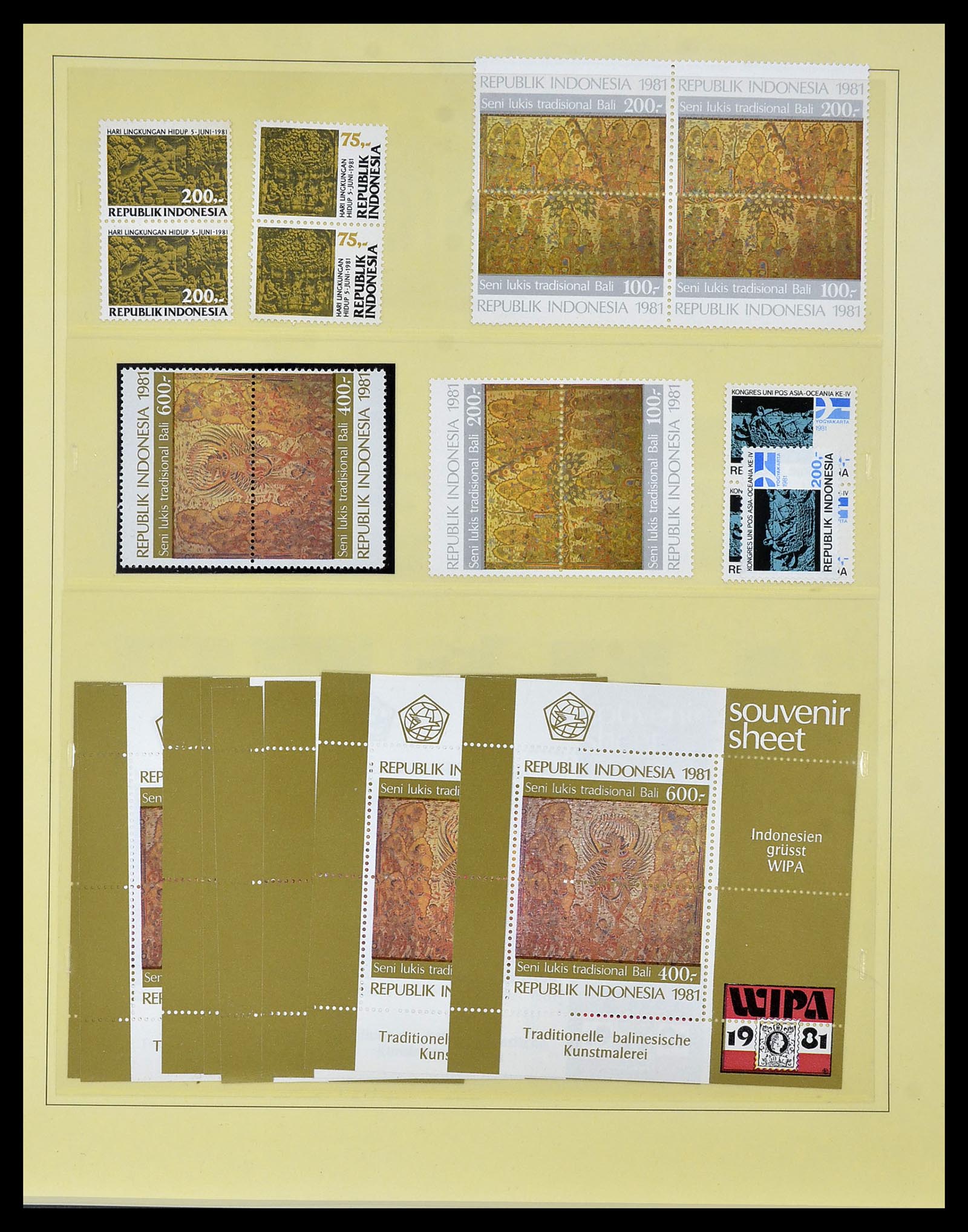 34538 069 - Postzegelverzameling 34538 Indonesië 1951-2005.