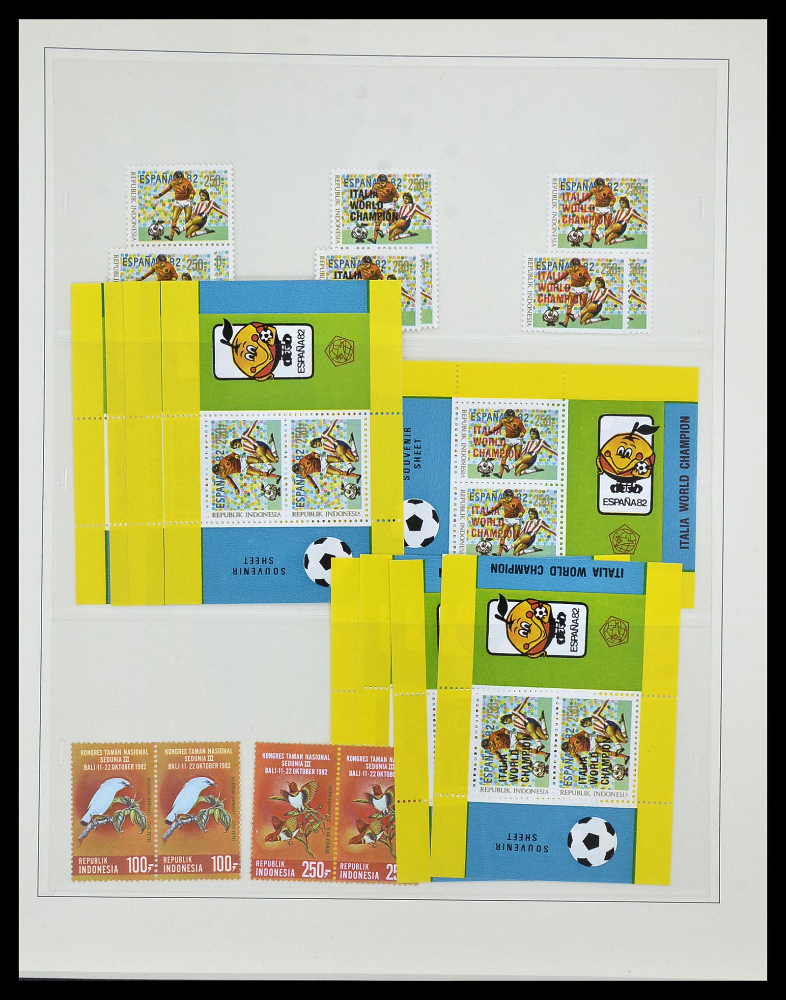34538 074 - Postzegelverzameling 34538 Indonesië 1951-2005.