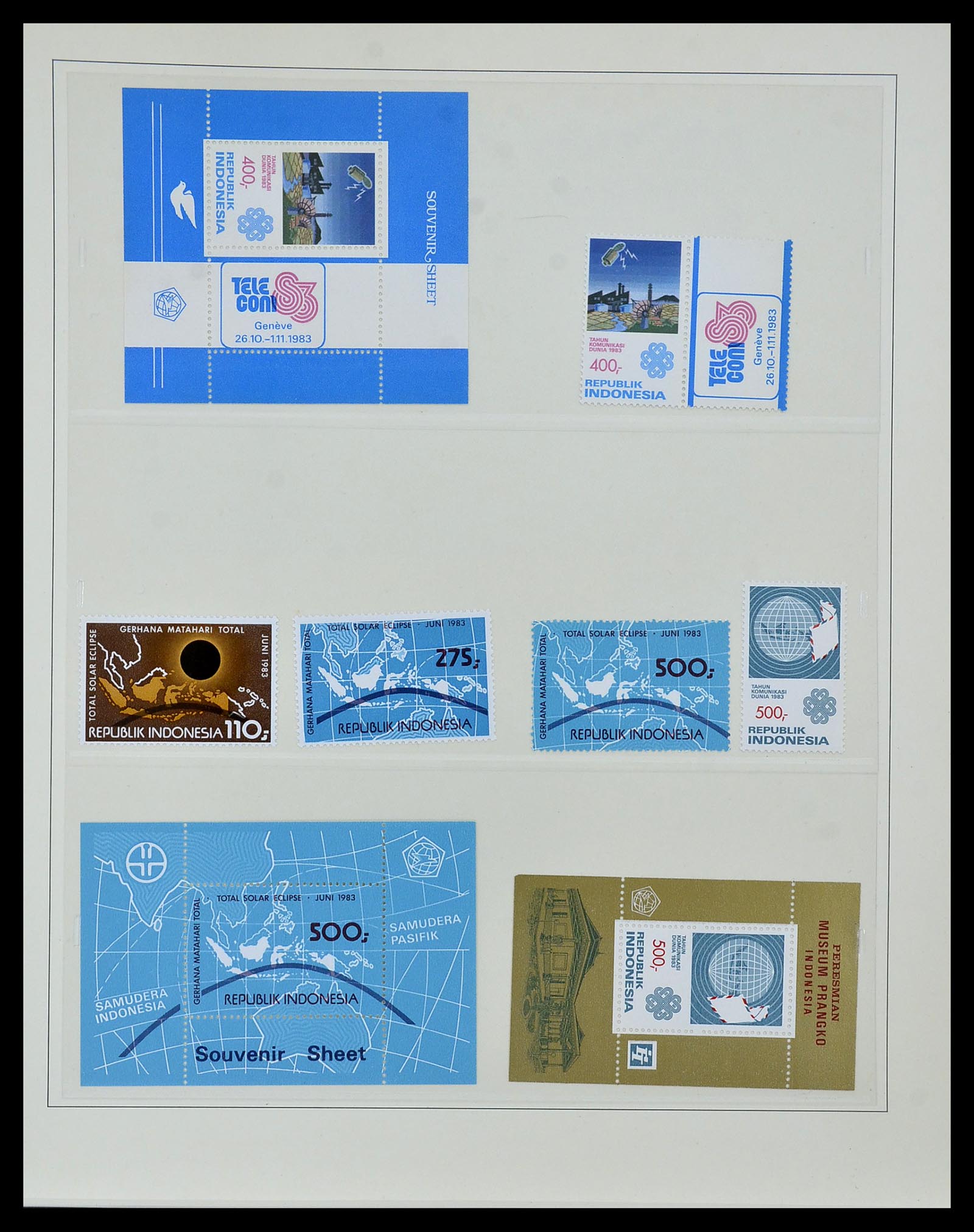 34538 079 - Postzegelverzameling 34538 Indonesië 1951-2005.
