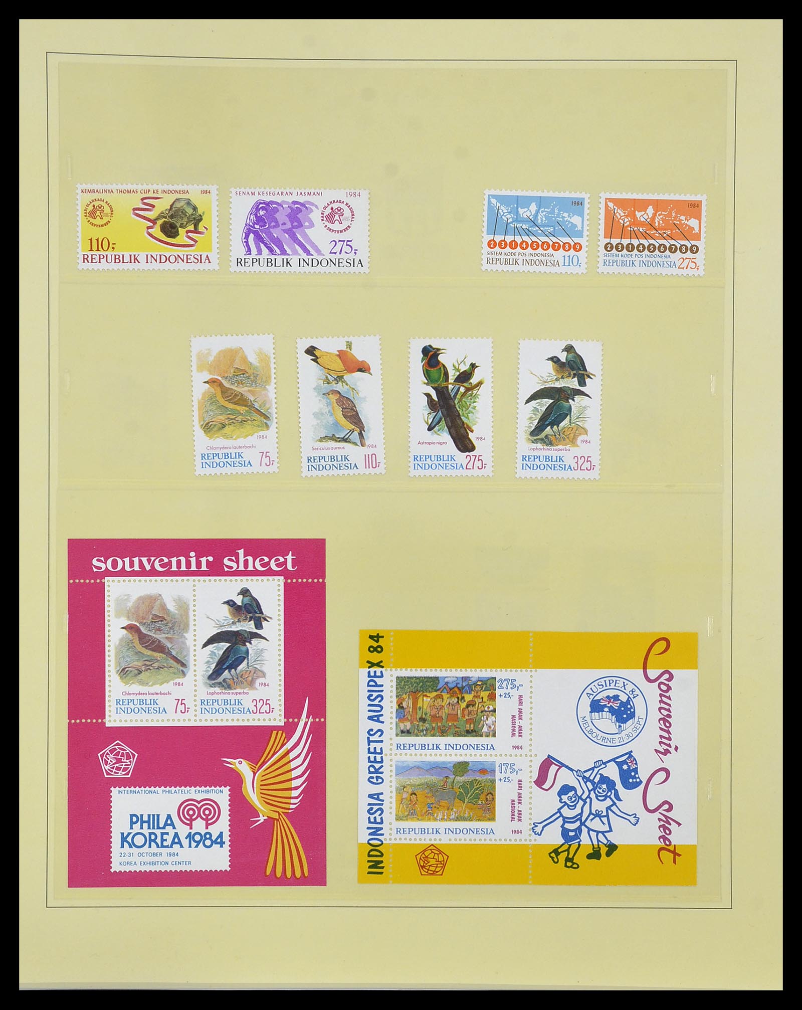 34538 086 - Postzegelverzameling 34538 Indonesië 1951-2005.