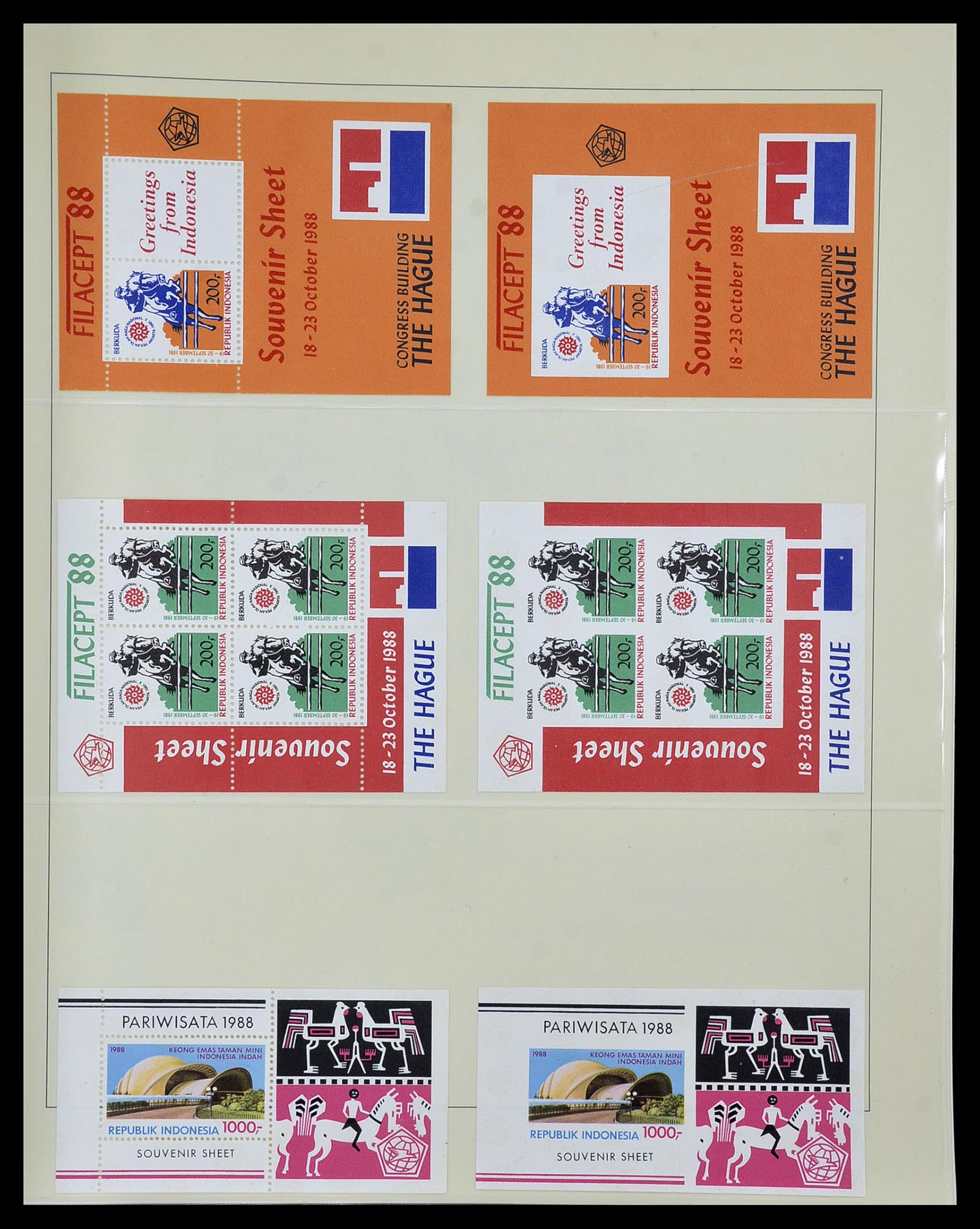 34538 100 - Postzegelverzameling 34538 Indonesië 1951-2005.