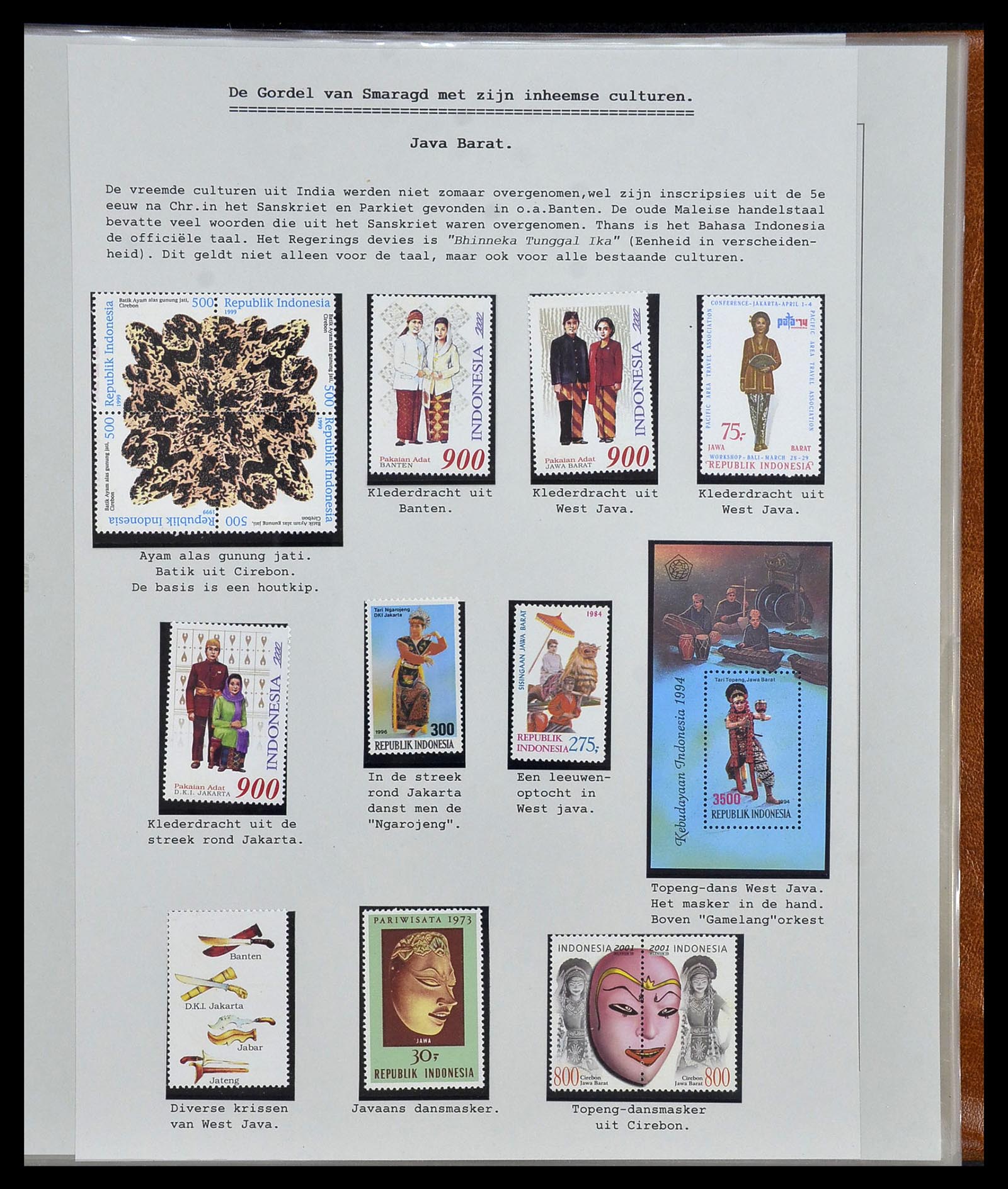 34538 197 - Postzegelverzameling 34538 Indonesië 1951-2005.