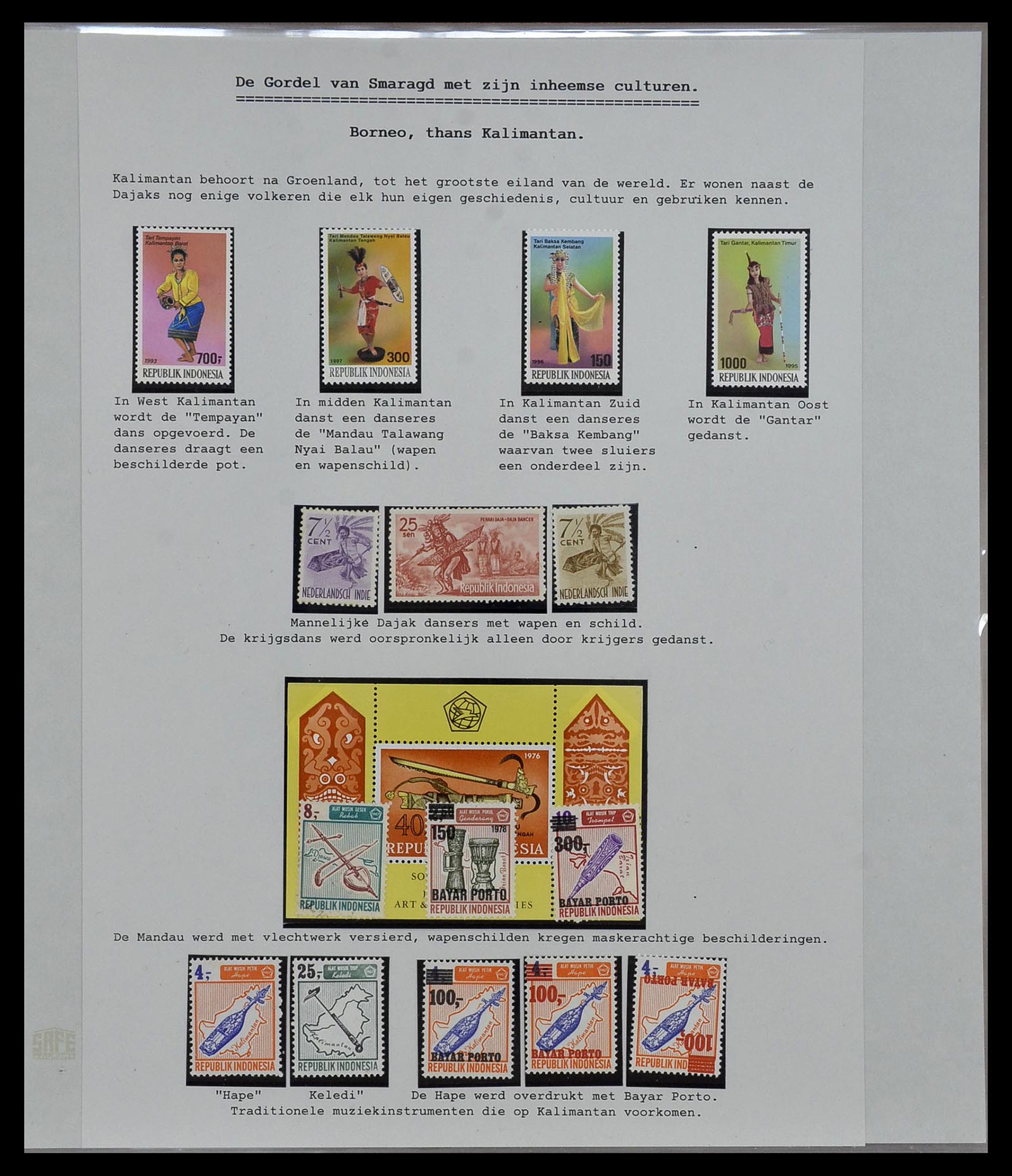 34538 202 - Postzegelverzameling 34538 Indonesië 1951-2005.