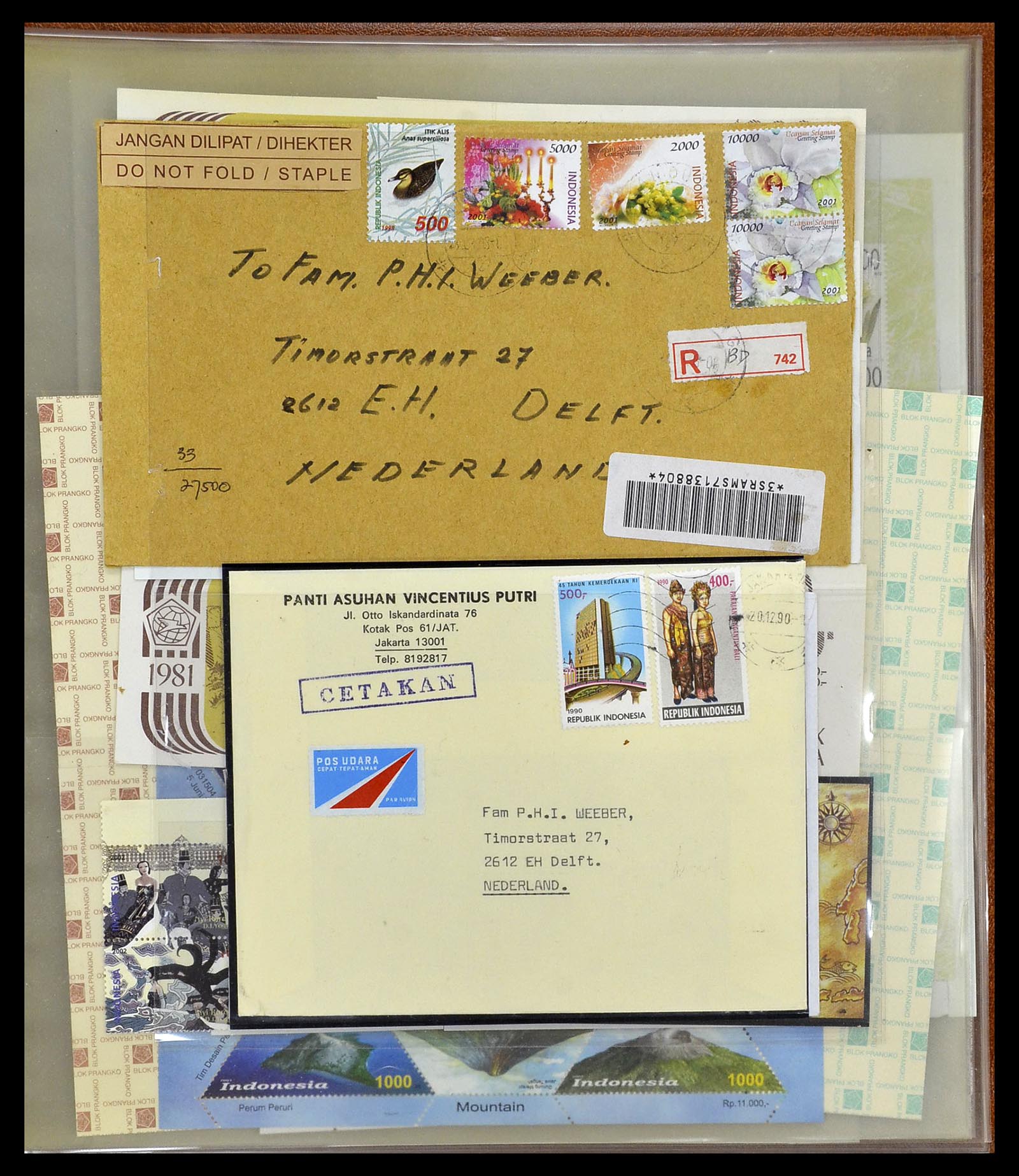 34538 211 - Postzegelverzameling 34538 Indonesië 1951-2005.