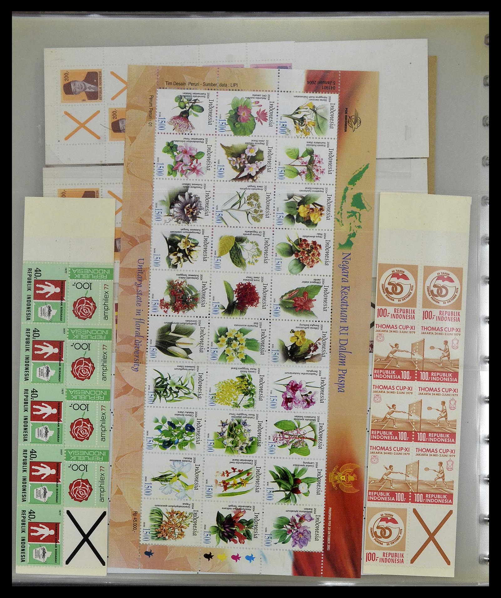 34538 214 - Postzegelverzameling 34538 Indonesië 1951-2005.
