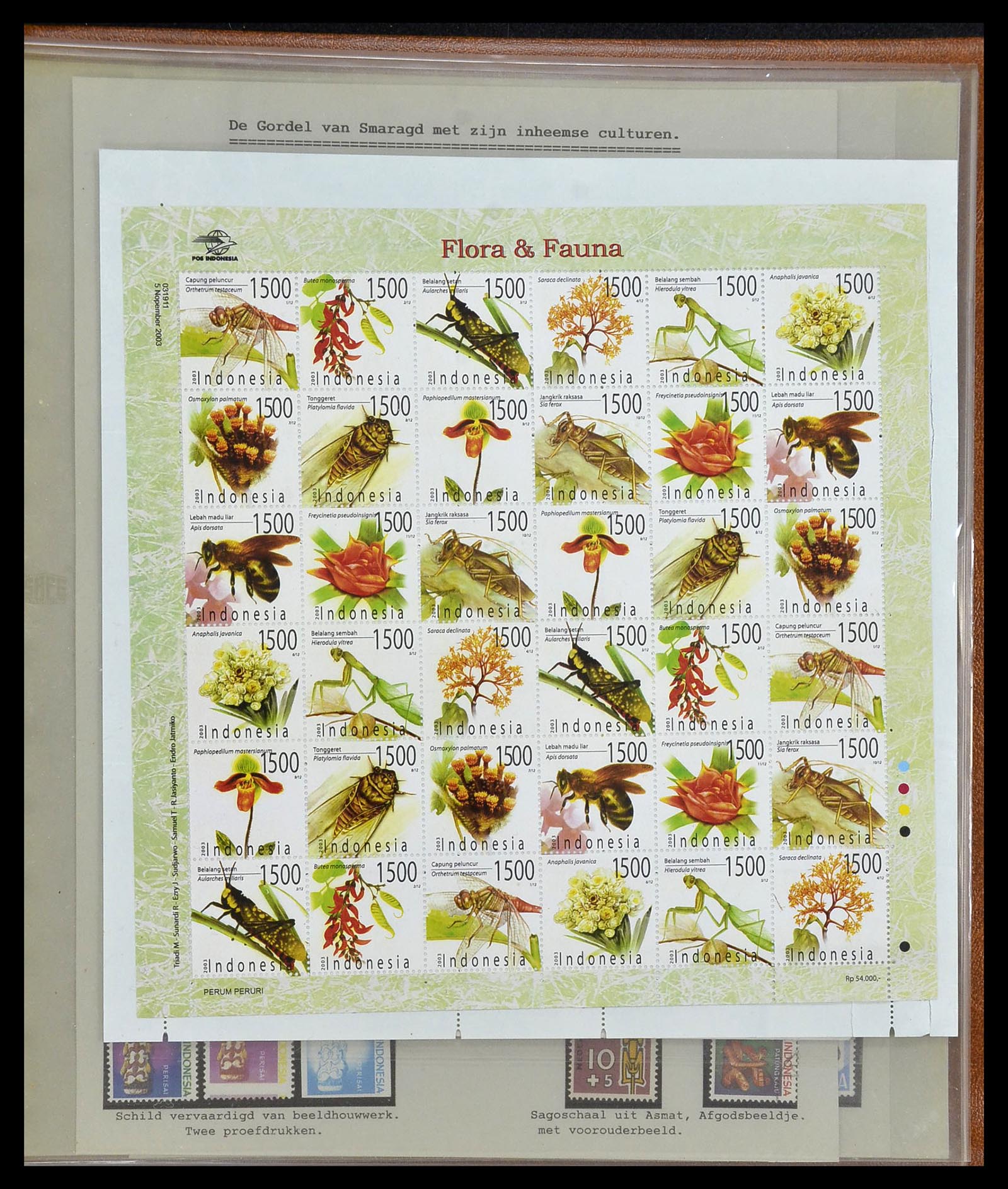 34538 215 - Postzegelverzameling 34538 Indonesië 1951-2005.