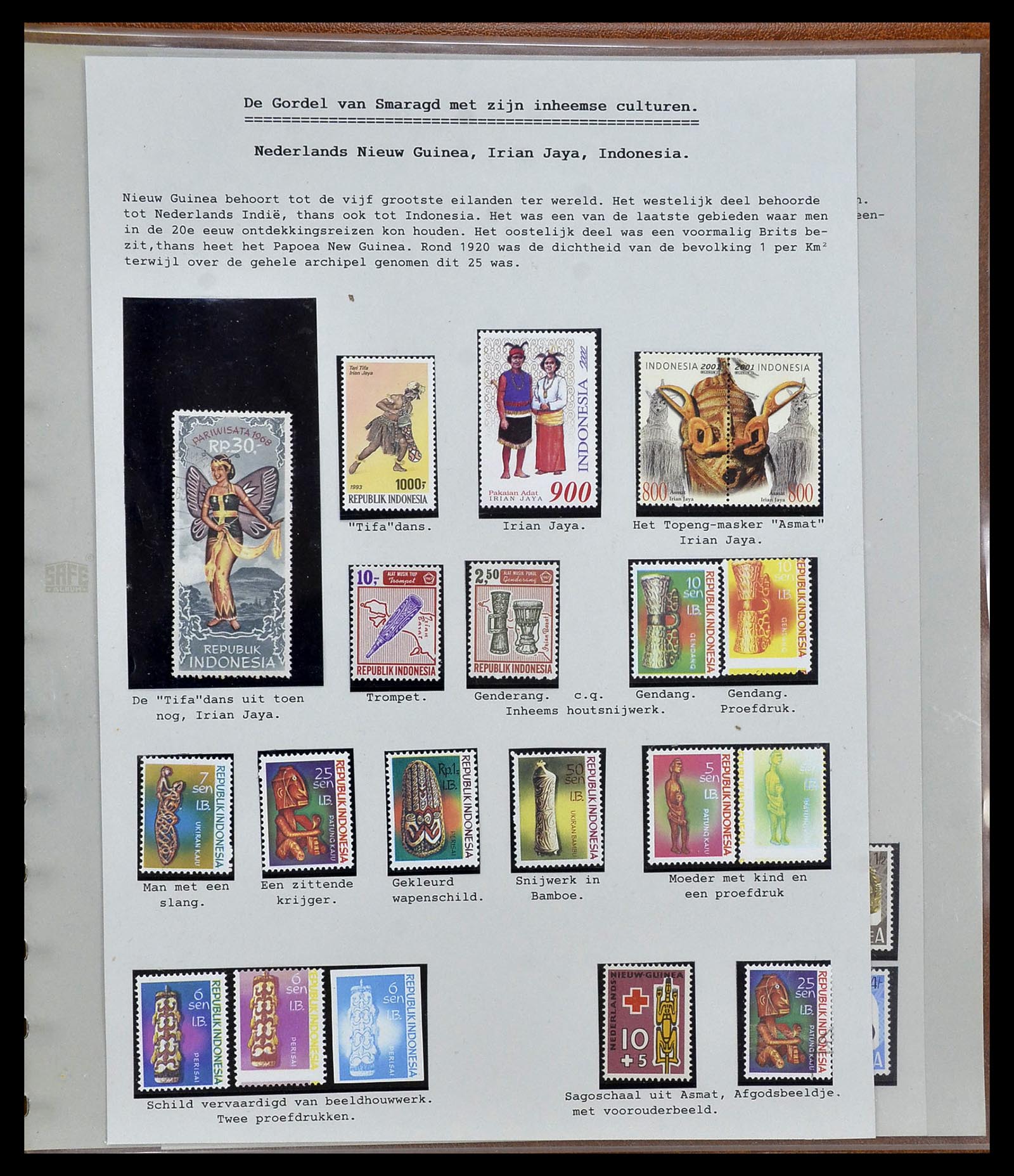 34538 219 - Postzegelverzameling 34538 Indonesië 1951-2005.
