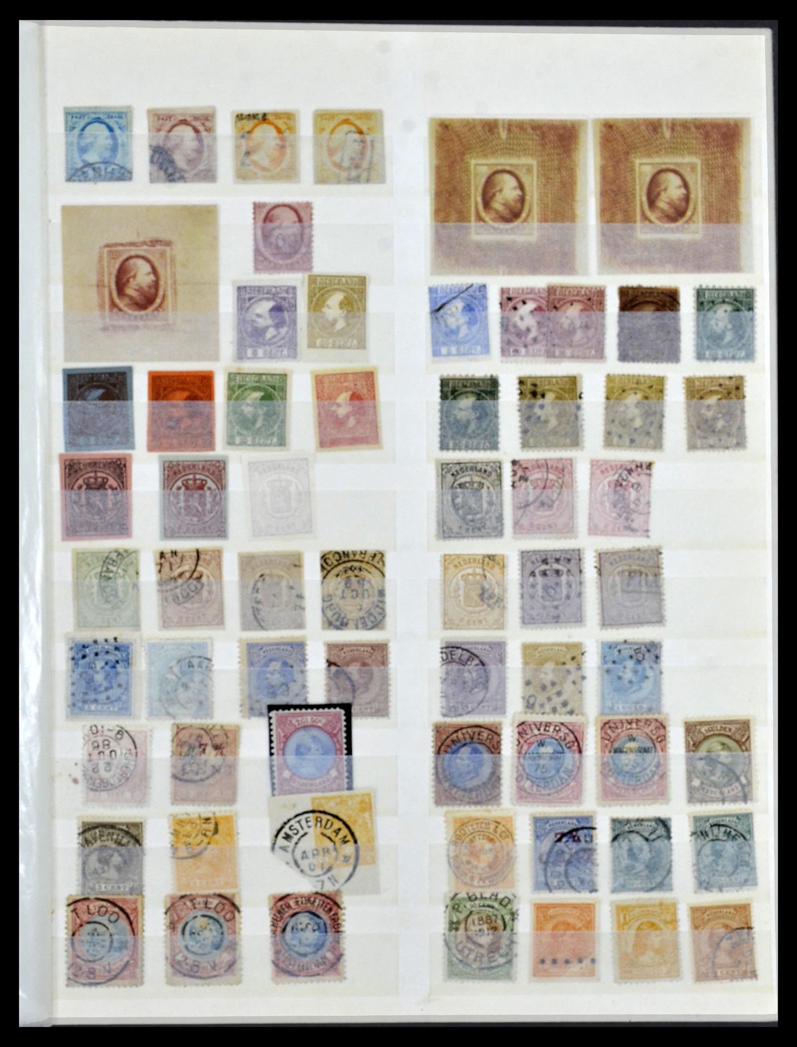34540 001 - Stamp Collection 34540 Netherlands forgeries 1852-2004.