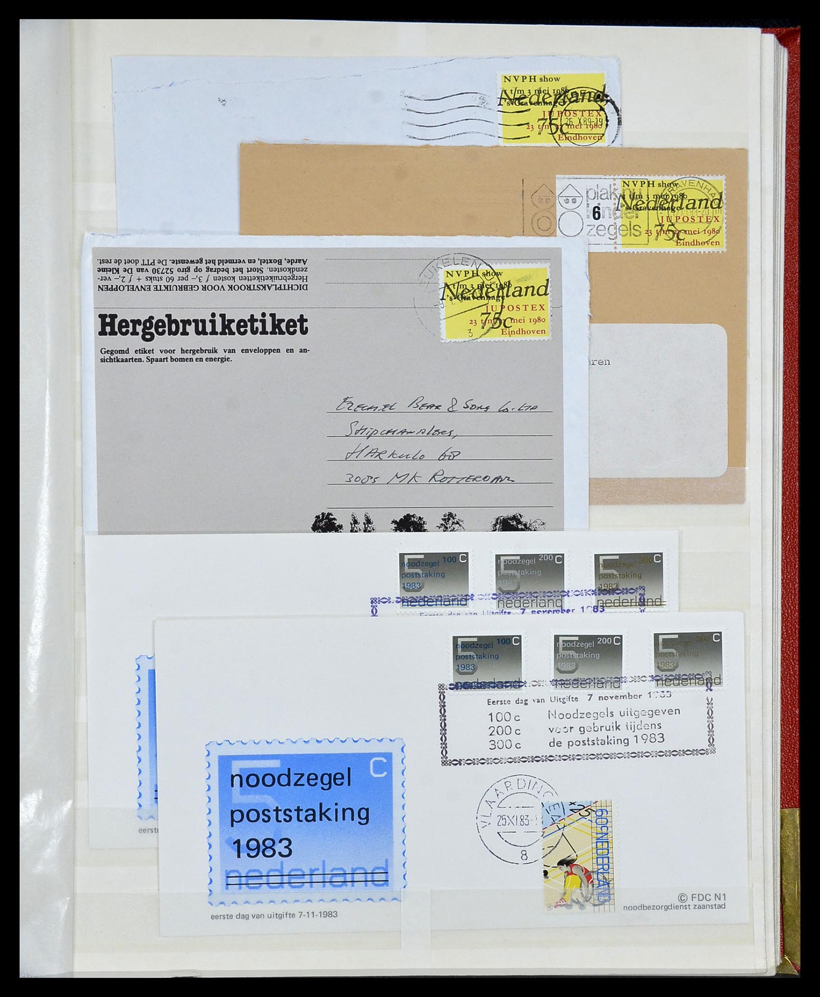 34540 015 - Stamp Collection 34540 Netherlands forgeries 1852-2004.