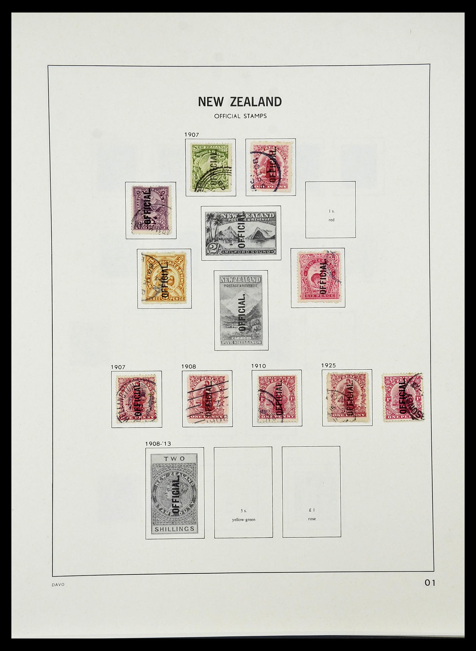 34542 123 - Stamp Collection 34542 New Zealand 1855-1988.