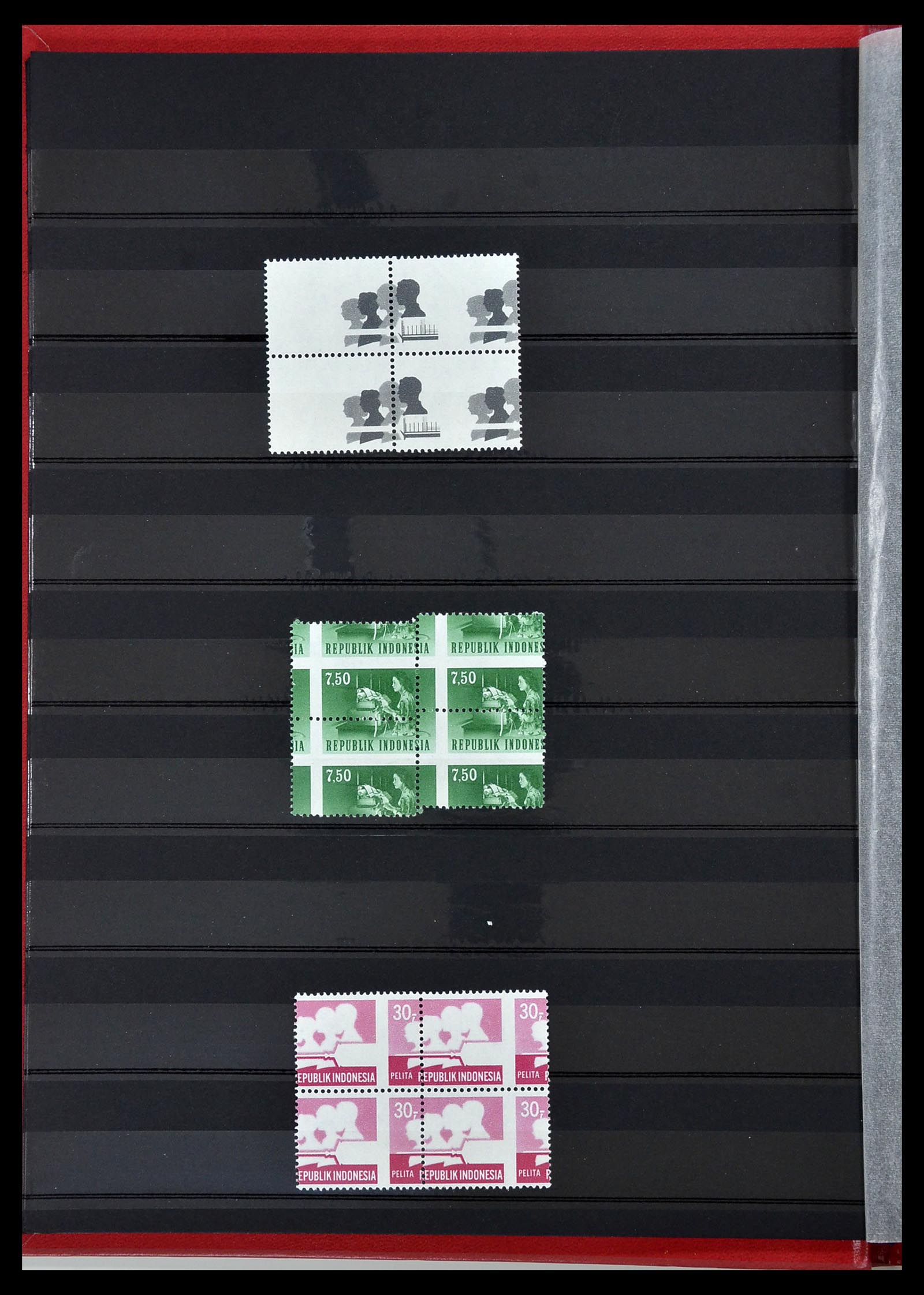 34544 006 - Stamp Collection 34544 Indonesië varieties.