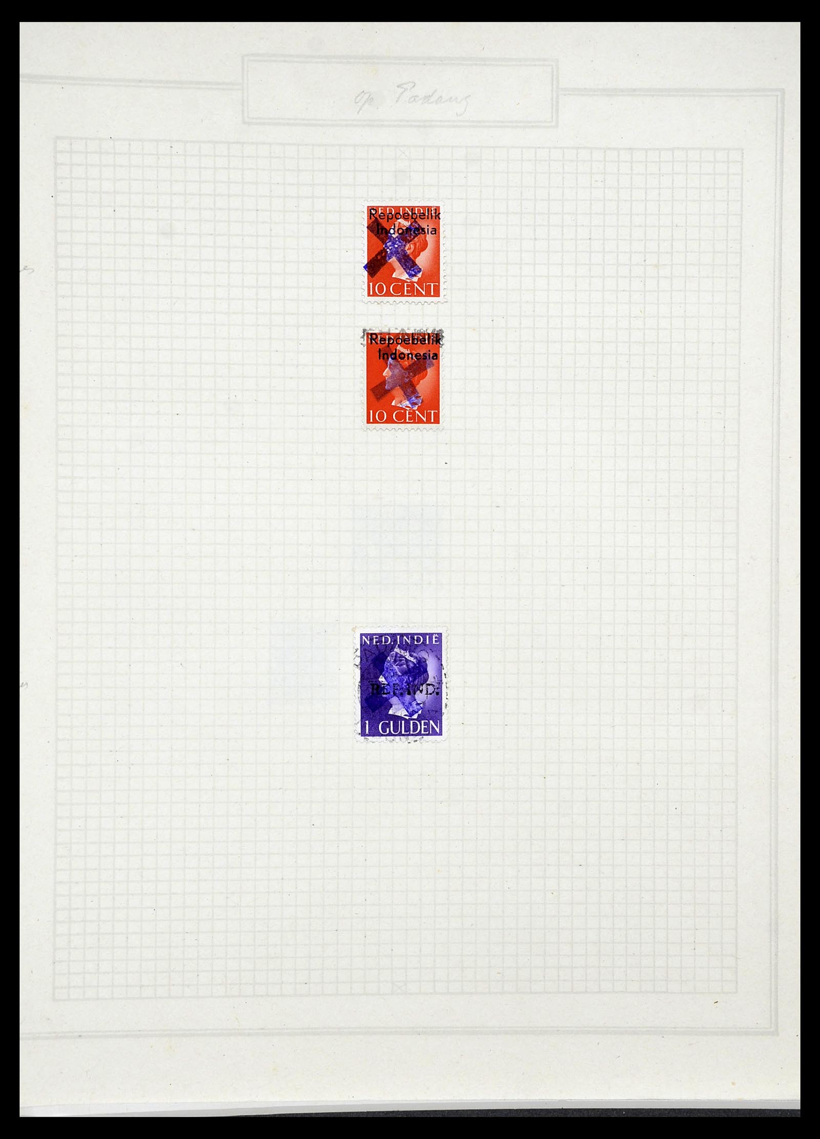 34545 021 - Postzegelverzameling 34545 Japanse Bezetting Nederlands Indië en inte