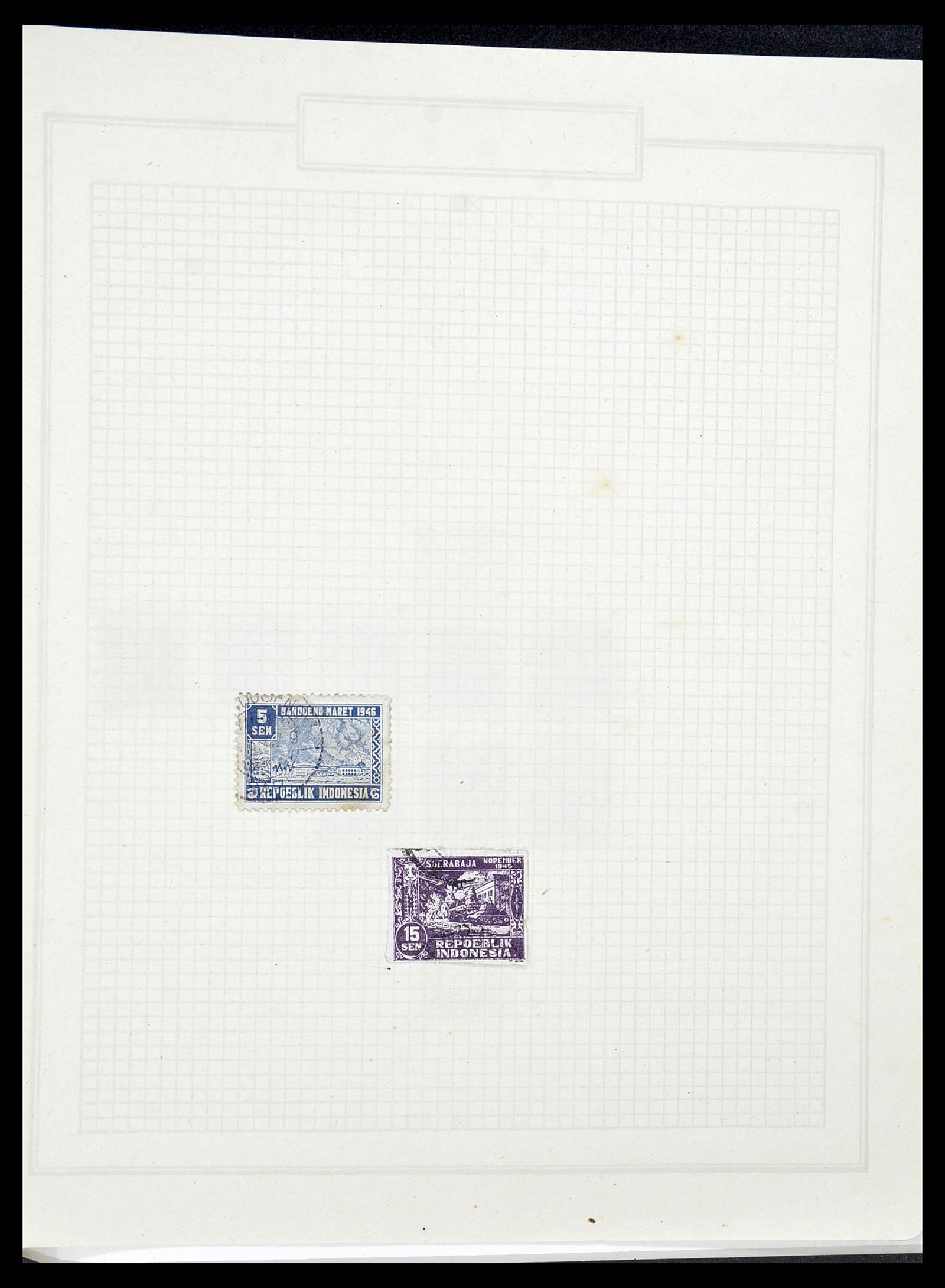 34545 037 - Stamp Collection 34545 Japanese Occupation of the Dutch East Indies and 