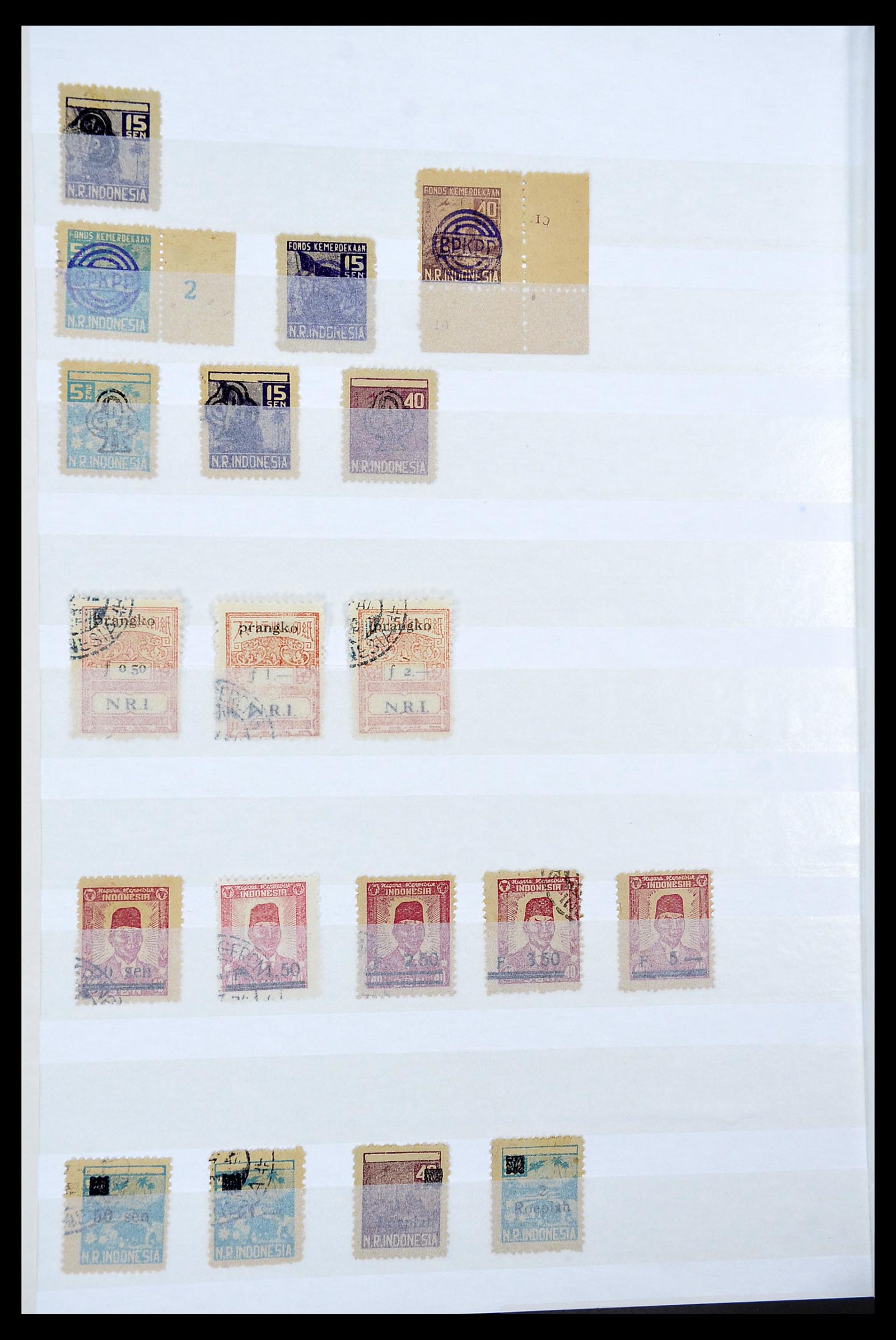 34545 044 - Postzegelverzameling 34545 Japanse Bezetting Nederlands Indië en inte