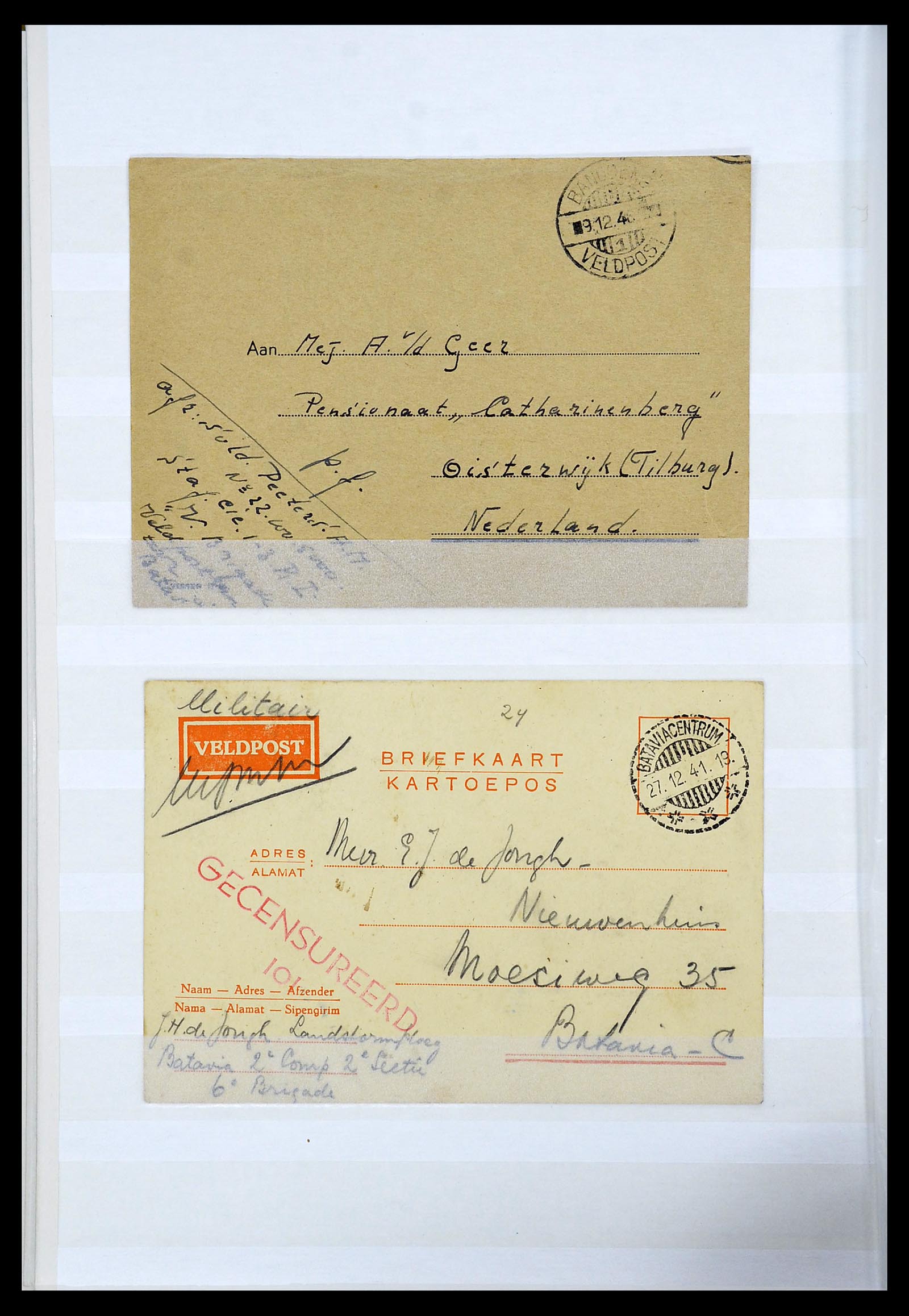 34545 050 - Postzegelverzameling 34545 Japanse Bezetting Nederlands Indië en inte