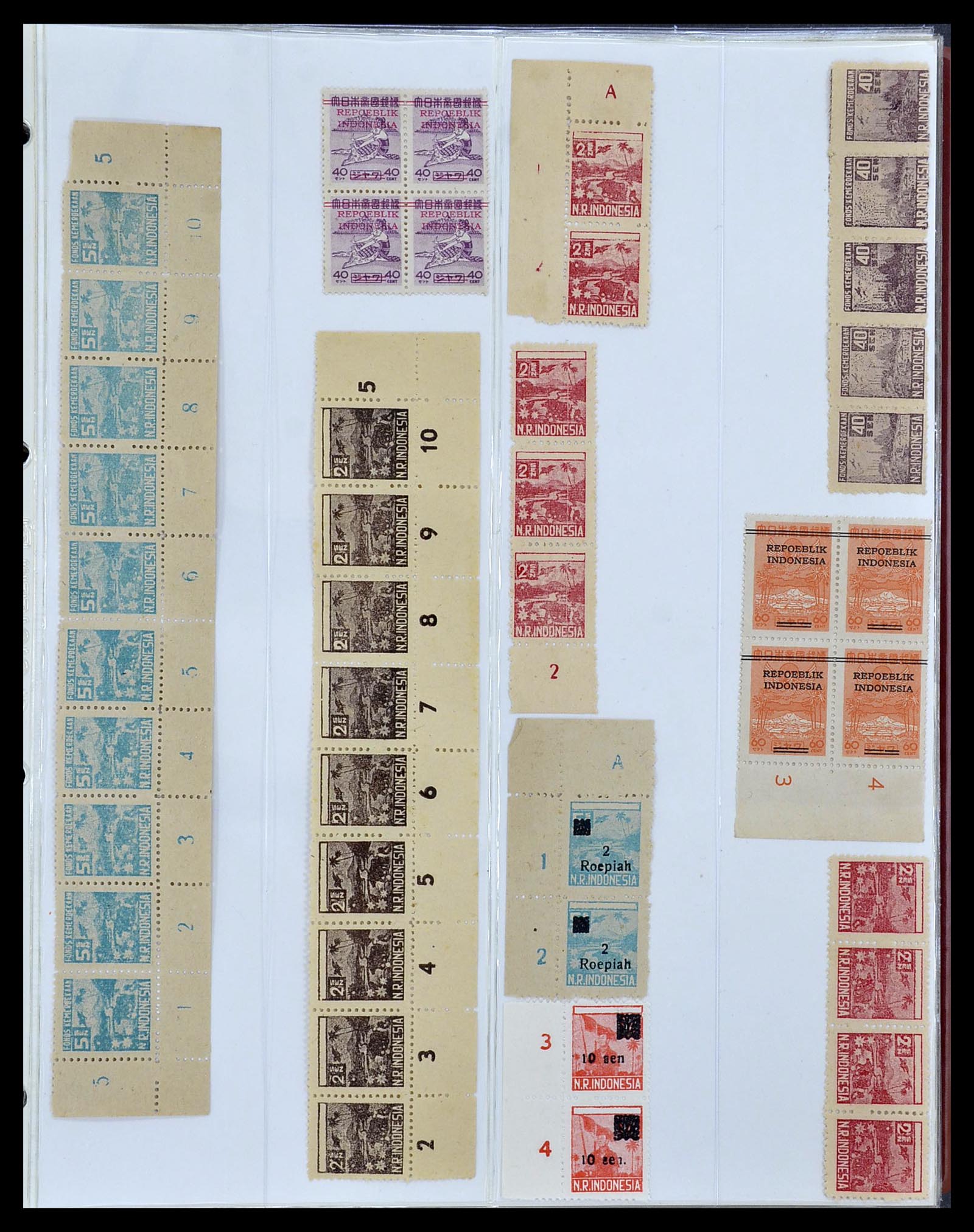 34545 062 - Stamp Collection 34545 Japanese Occupation of the Dutch East Indies and 
