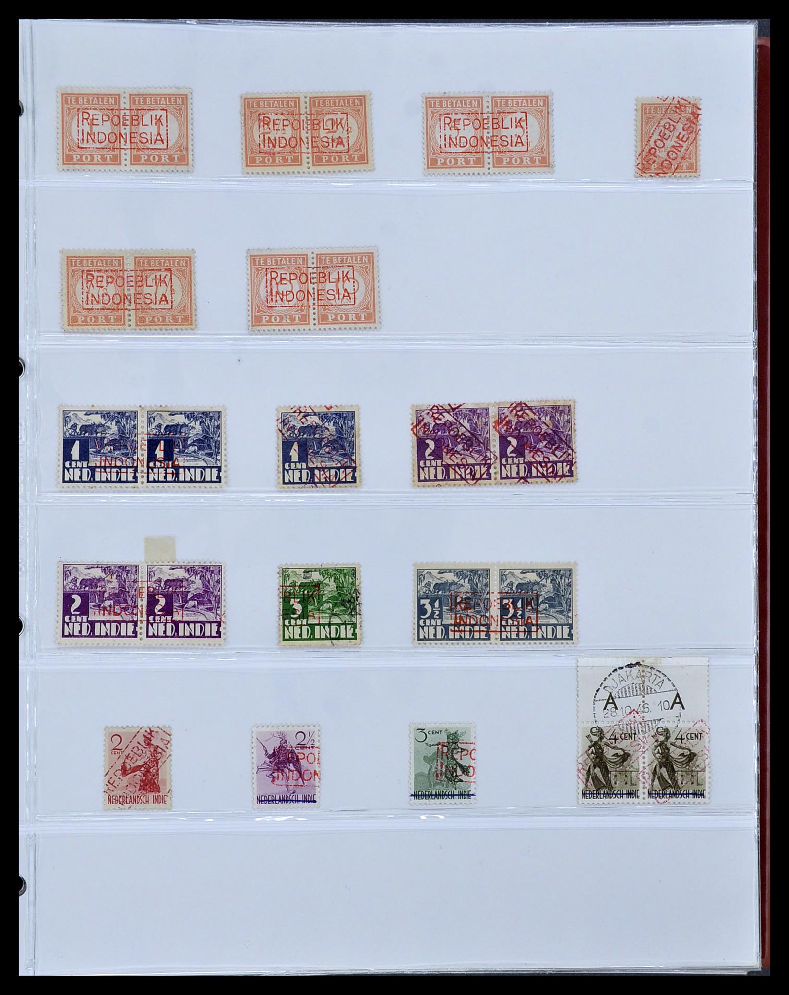 34545 065 - Stamp Collection 34545 Japanese Occupation of the Dutch East Indies and 