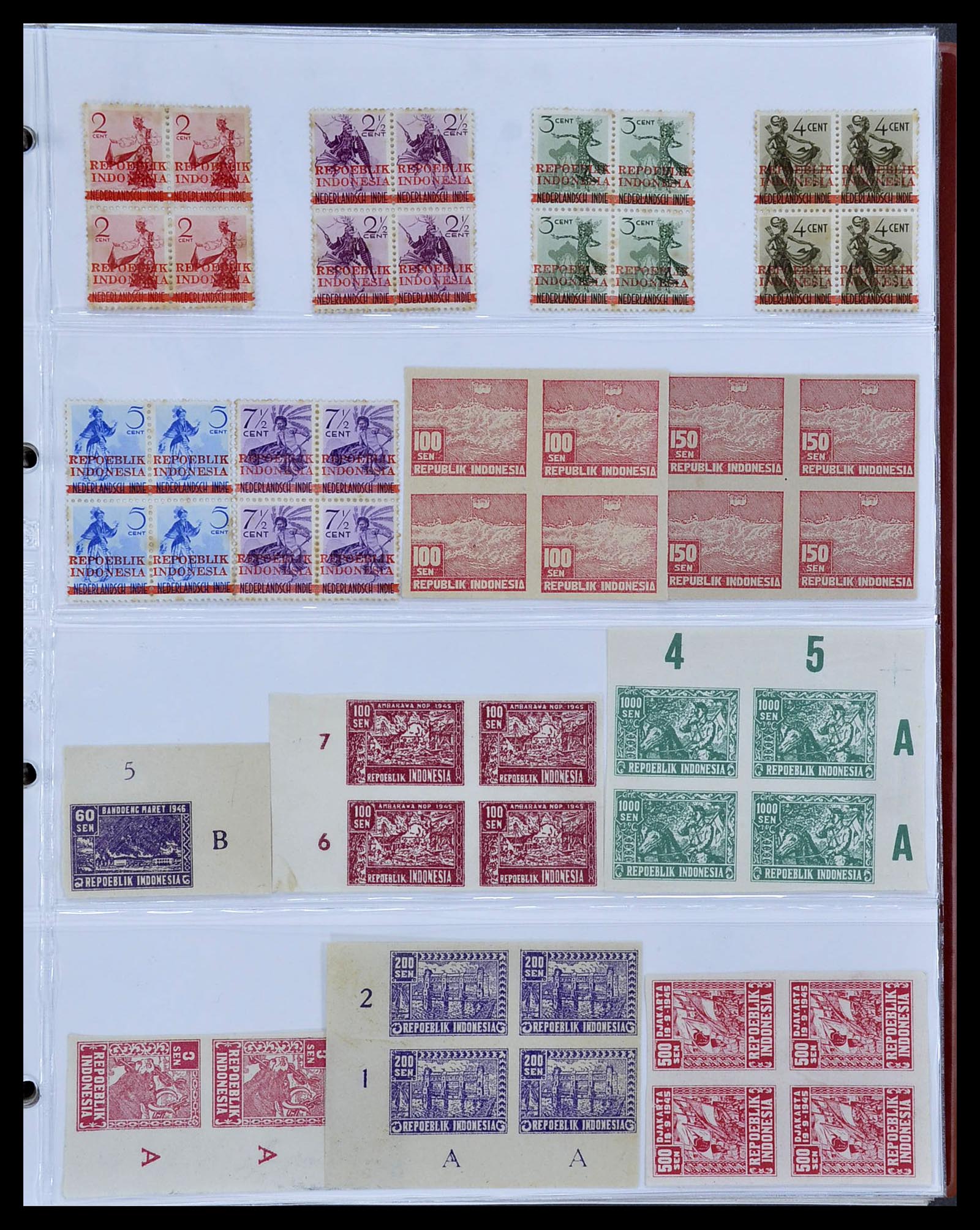 34545 069 - Stamp Collection 34545 Japanese Occupation of the Dutch East Indies and 