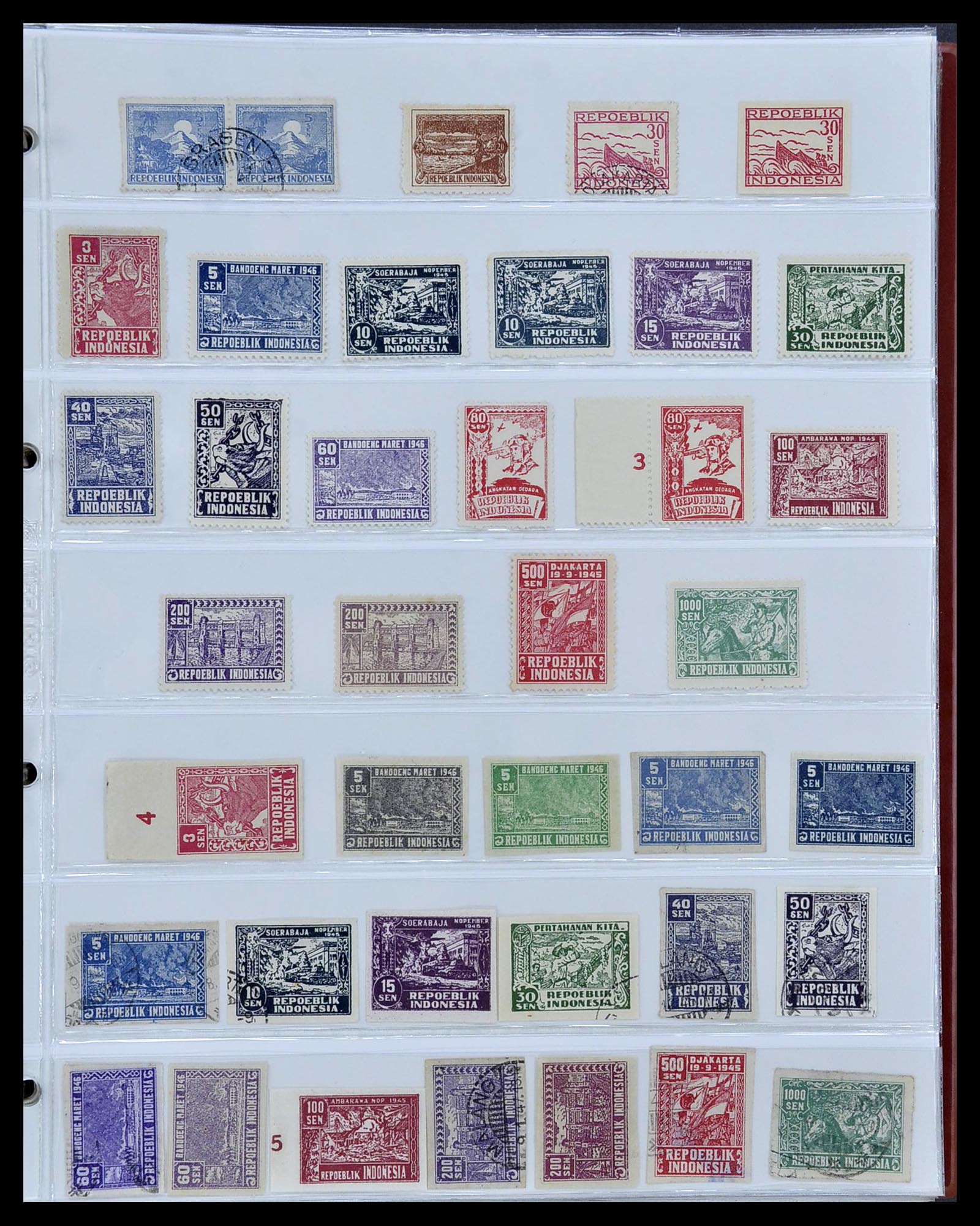 34545 070 - Stamp Collection 34545 Japanese Occupation of the Dutch East Indies and 