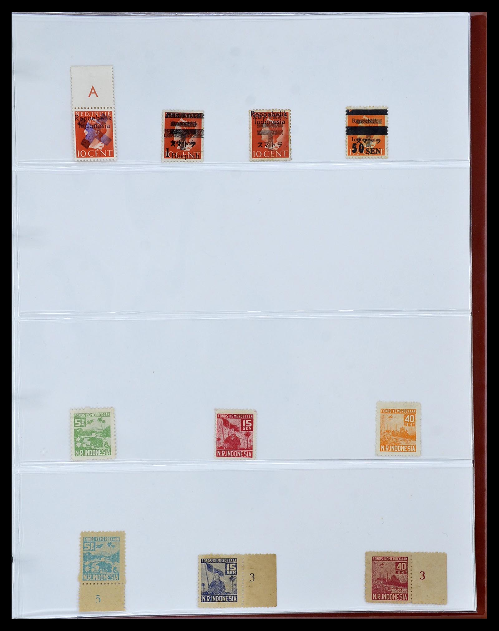 34545 080 - Stamp Collection 34545 Japanese Occupation of the Dutch East Indies and 