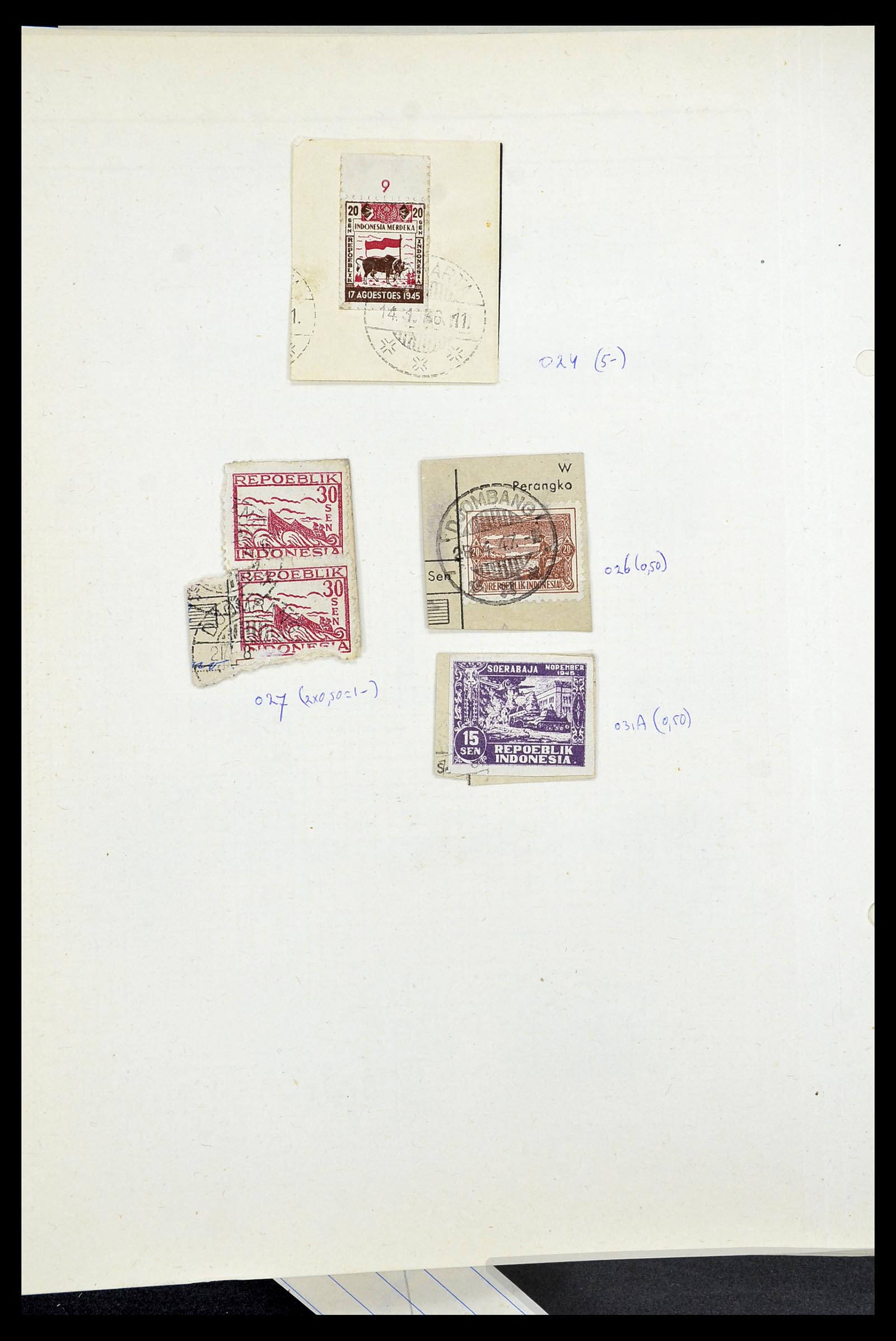 34545 155 - Stamp Collection 34545 Japanese Occupation of the Dutch East Indies and 