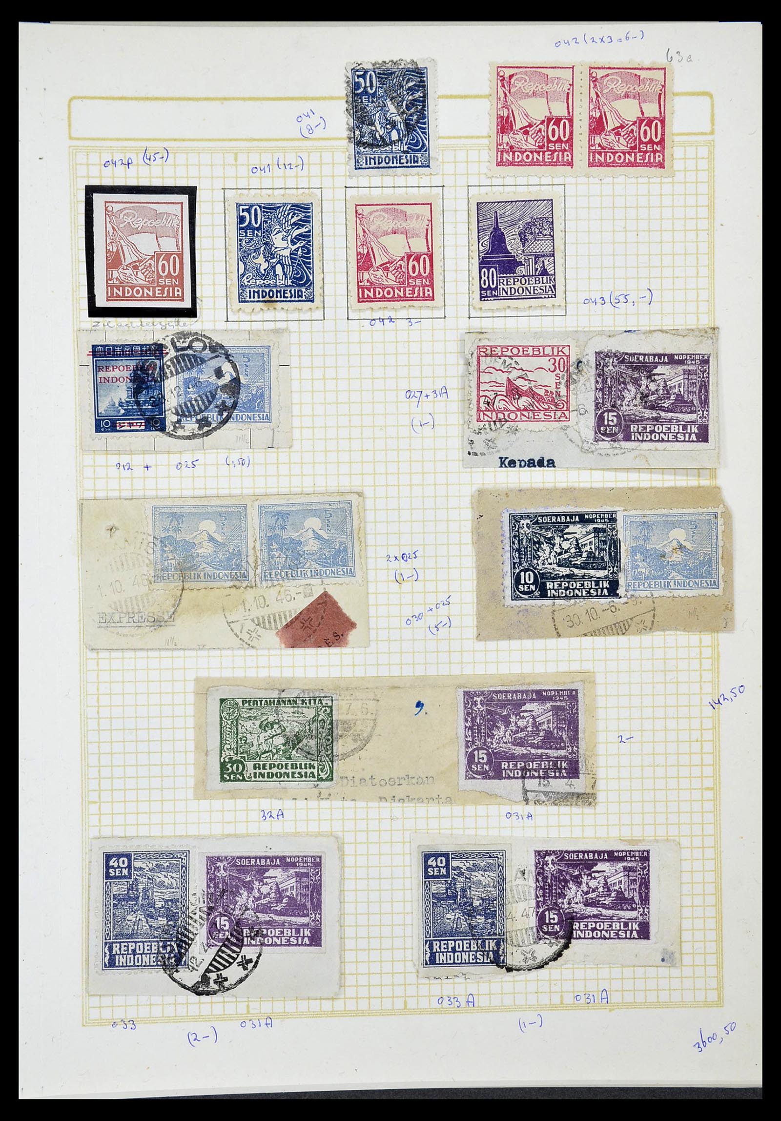 34545 158 - Stamp Collection 34545 Japanese Occupation of the Dutch East Indies and 