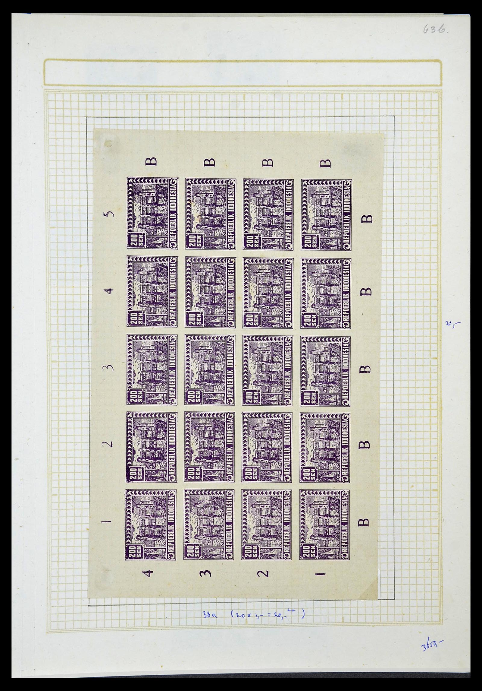 34545 161 - Stamp Collection 34545 Japanese Occupation of the Dutch East Indies and 