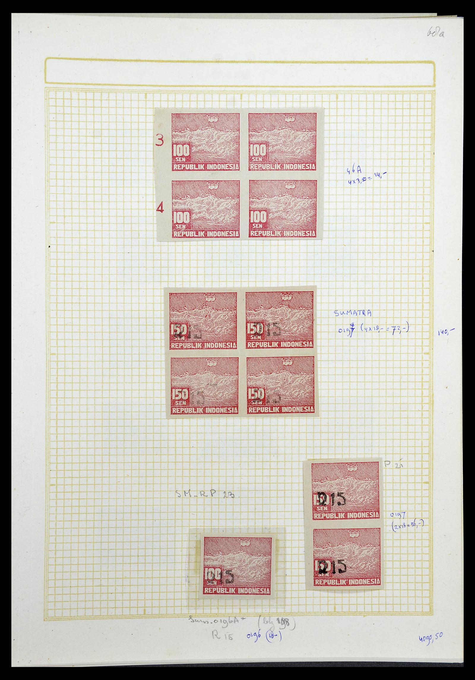34545 172 - Stamp Collection 34545 Japanese Occupation of the Dutch East Indies and 