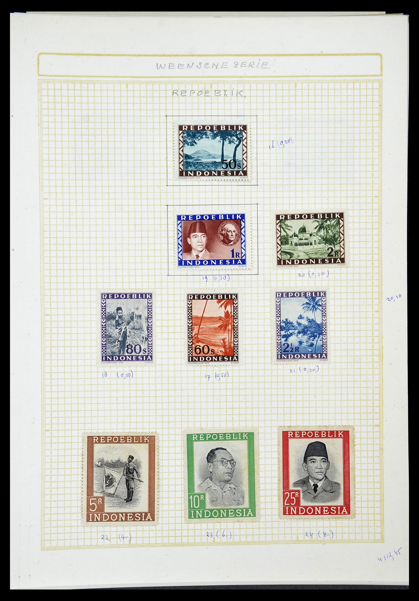 34545 174 - Stamp Collection 34545 Japanese Occupation of the Dutch East Indies and 