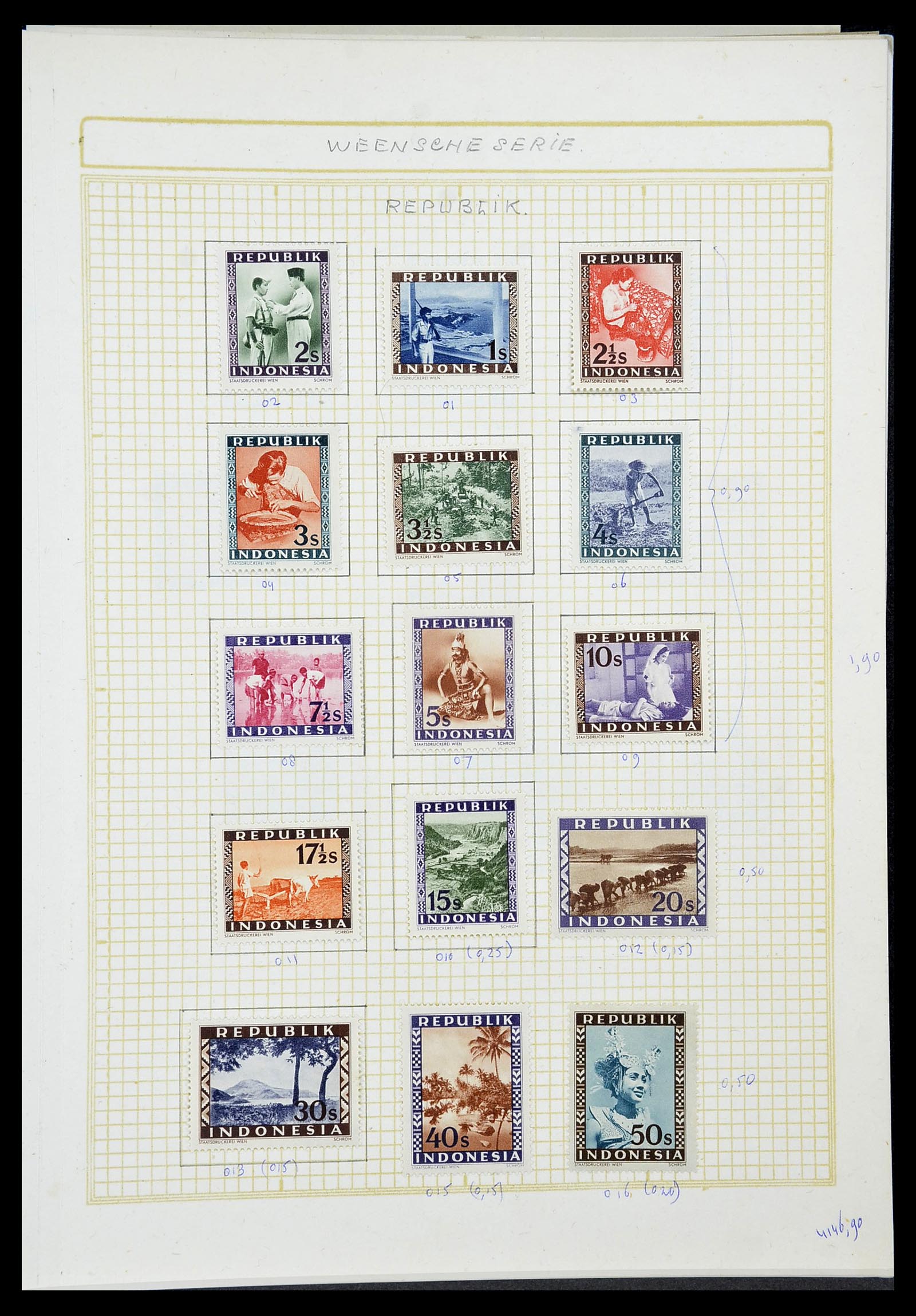 34545 183 - Postzegelverzameling 34545 Japanse Bezetting Nederlands Indië en inte