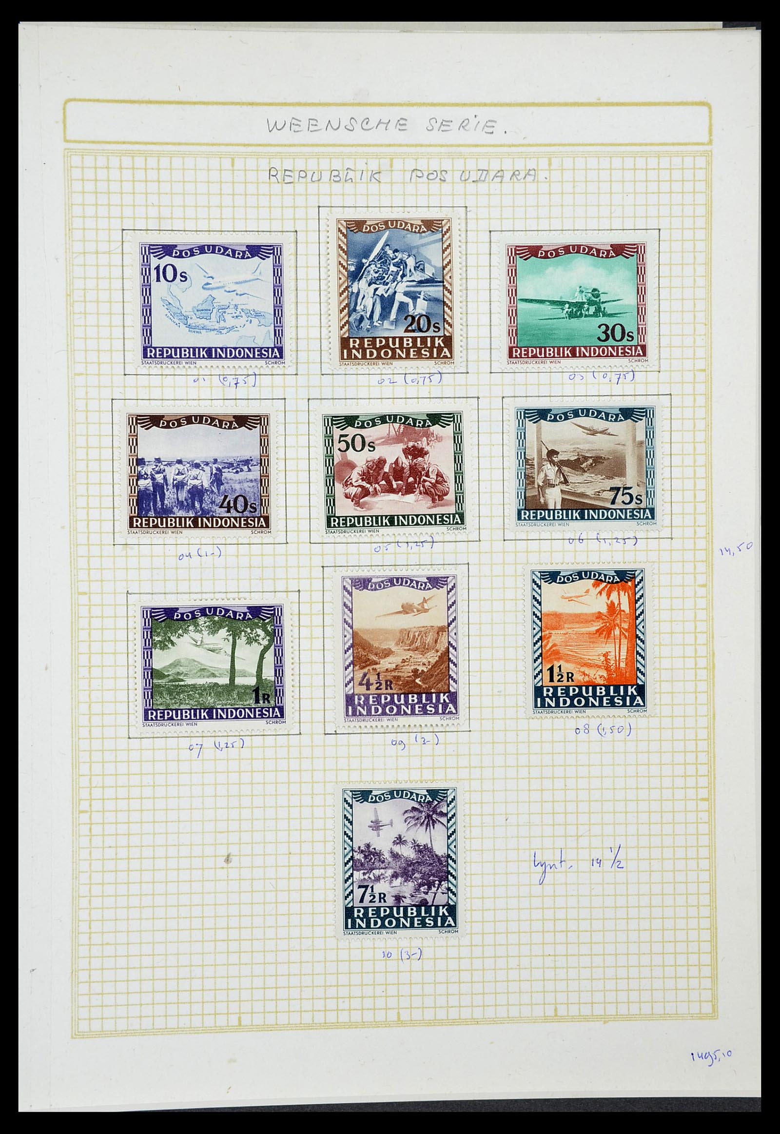 34545 185 - Postzegelverzameling 34545 Japanse Bezetting Nederlands Indië en inte