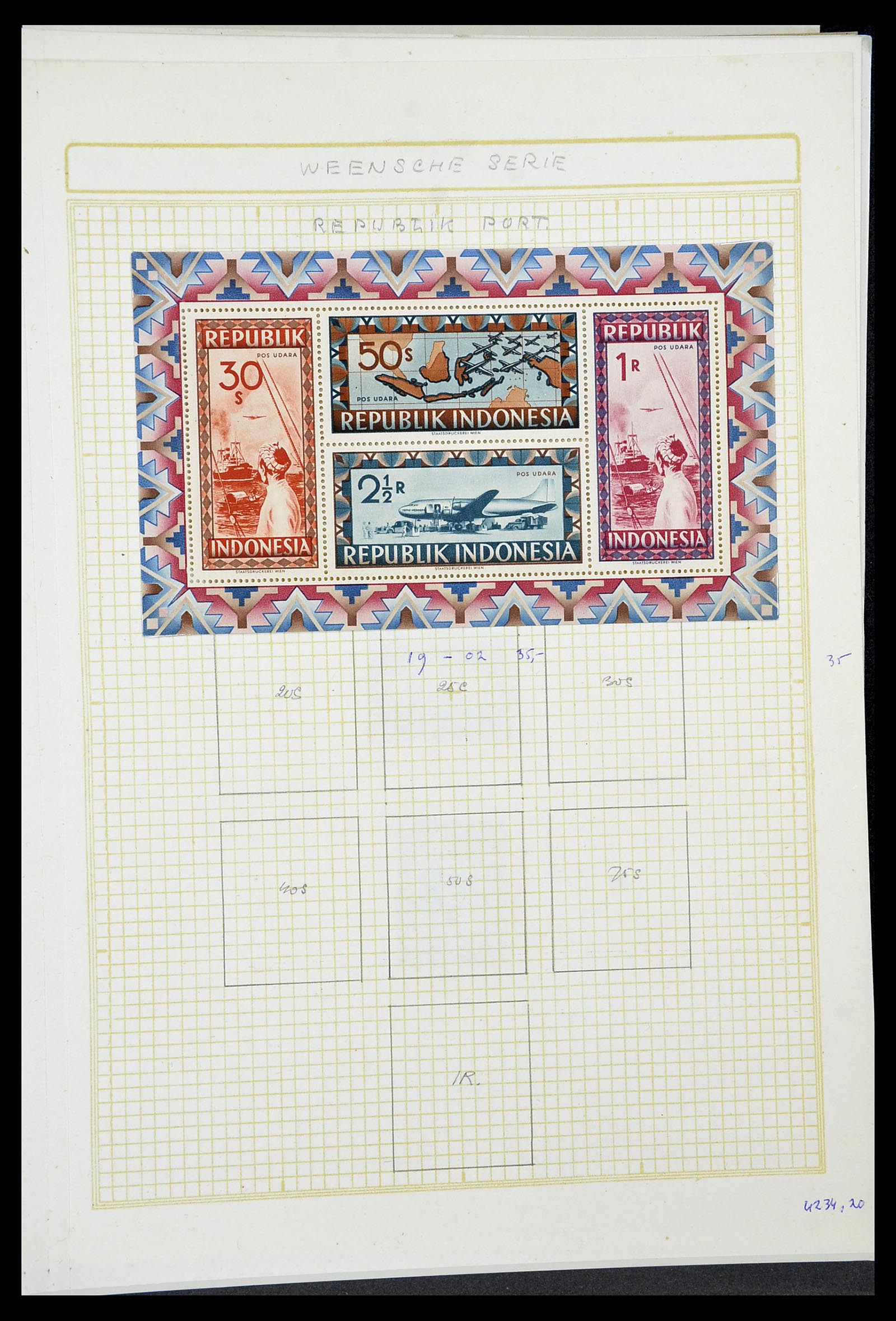 34545 187 - Postzegelverzameling 34545 Japanse Bezetting Nederlands Indië en inte