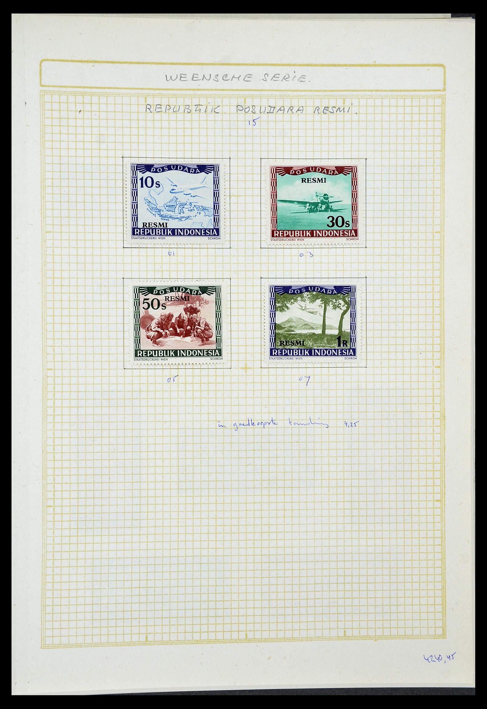 34545 189 - Postzegelverzameling 34545 Japanse Bezetting Nederlands Indië en inte